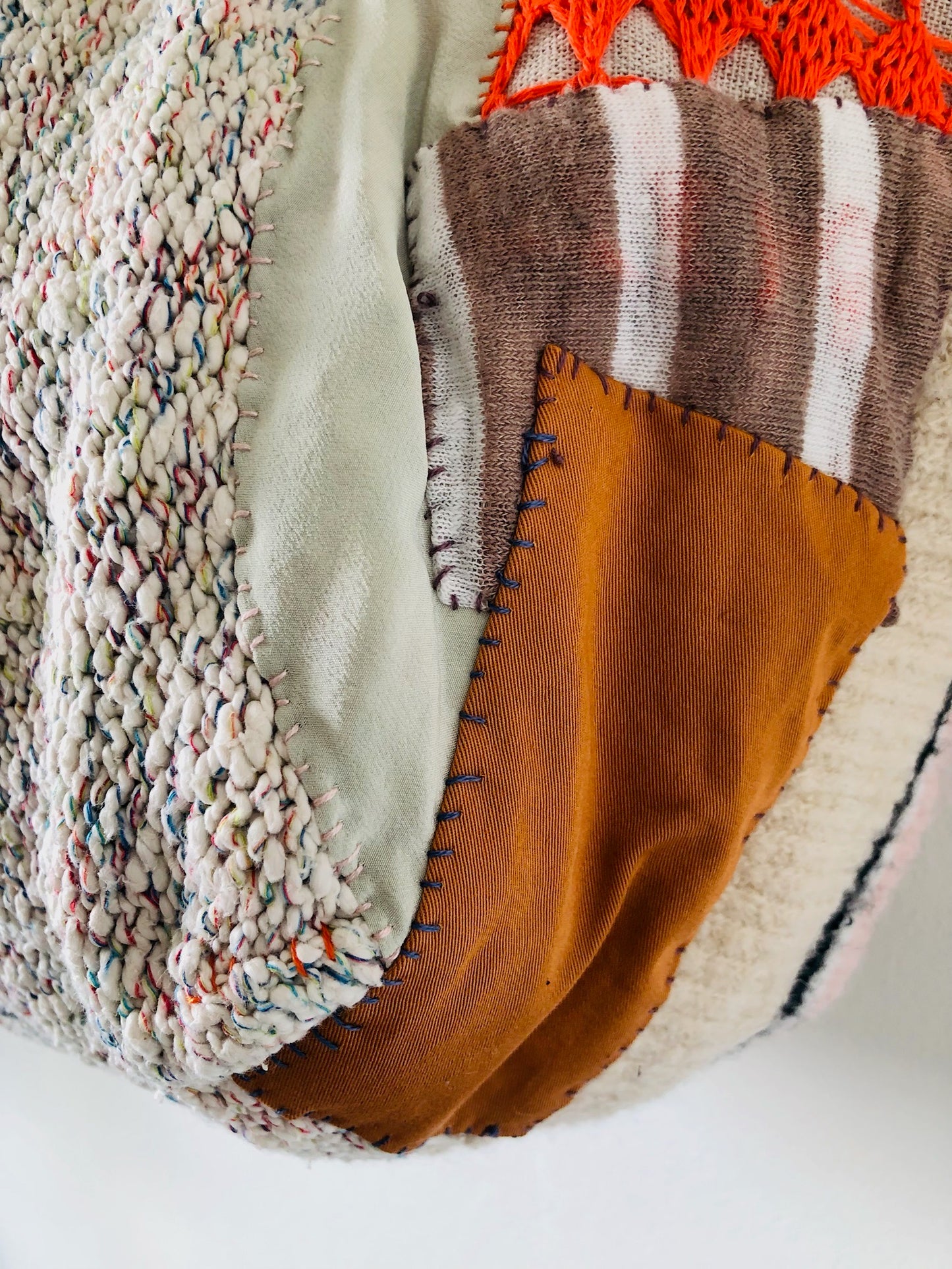 Håndsyet stoftaske Slow Fashion Håndlavet 2185