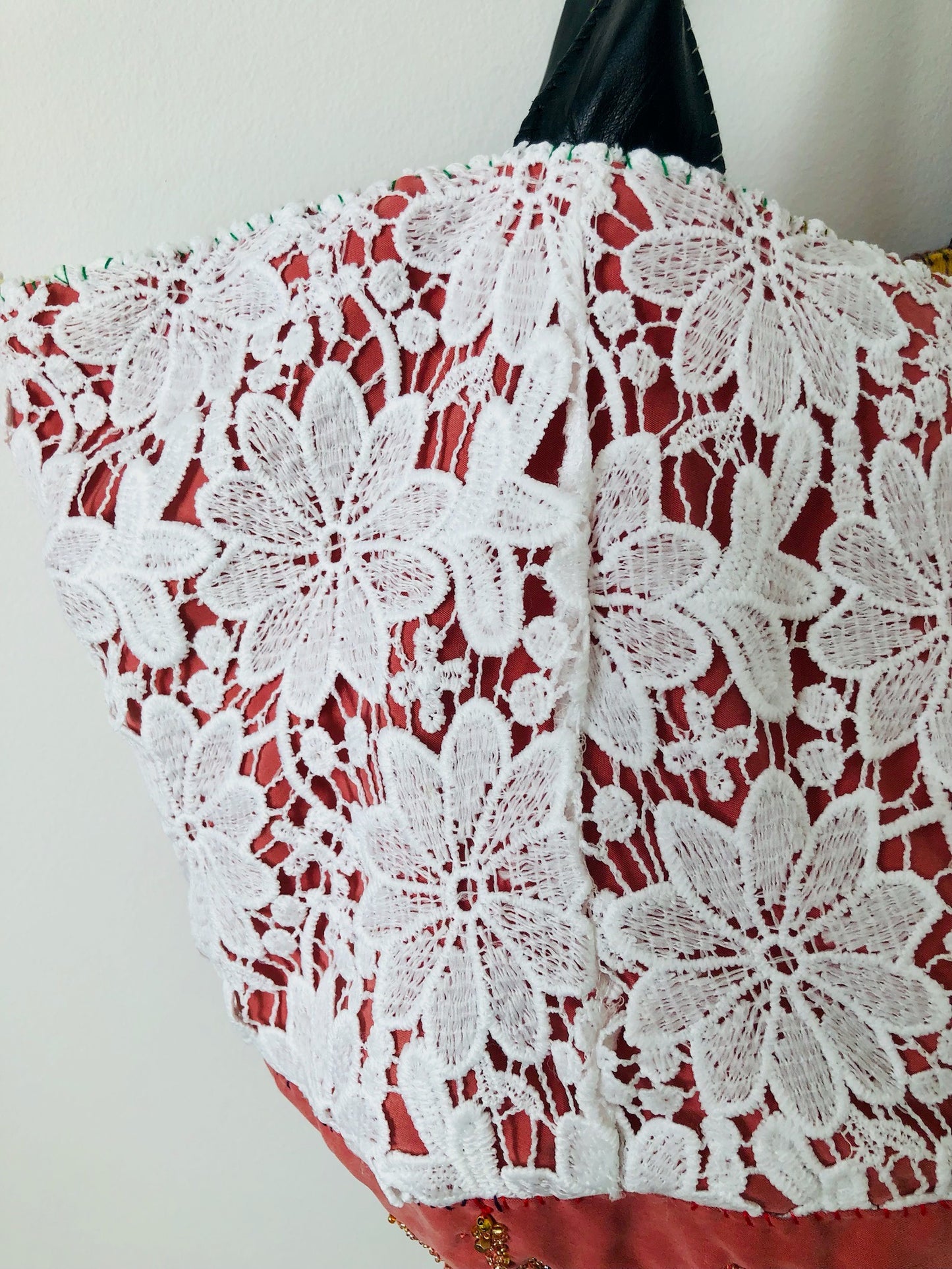 Bag 手縫いのバッグ　布製　トートバッグ　スローファッション　ハンドメイド　2194