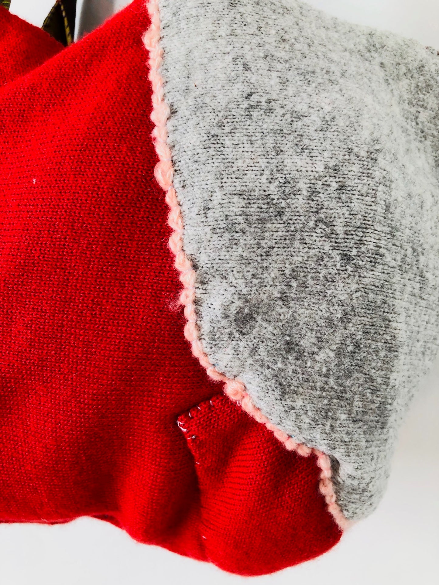 Bag 手縫いのバッグ　布製　トートバッグ　スローファッション　ハンドメイド　2189