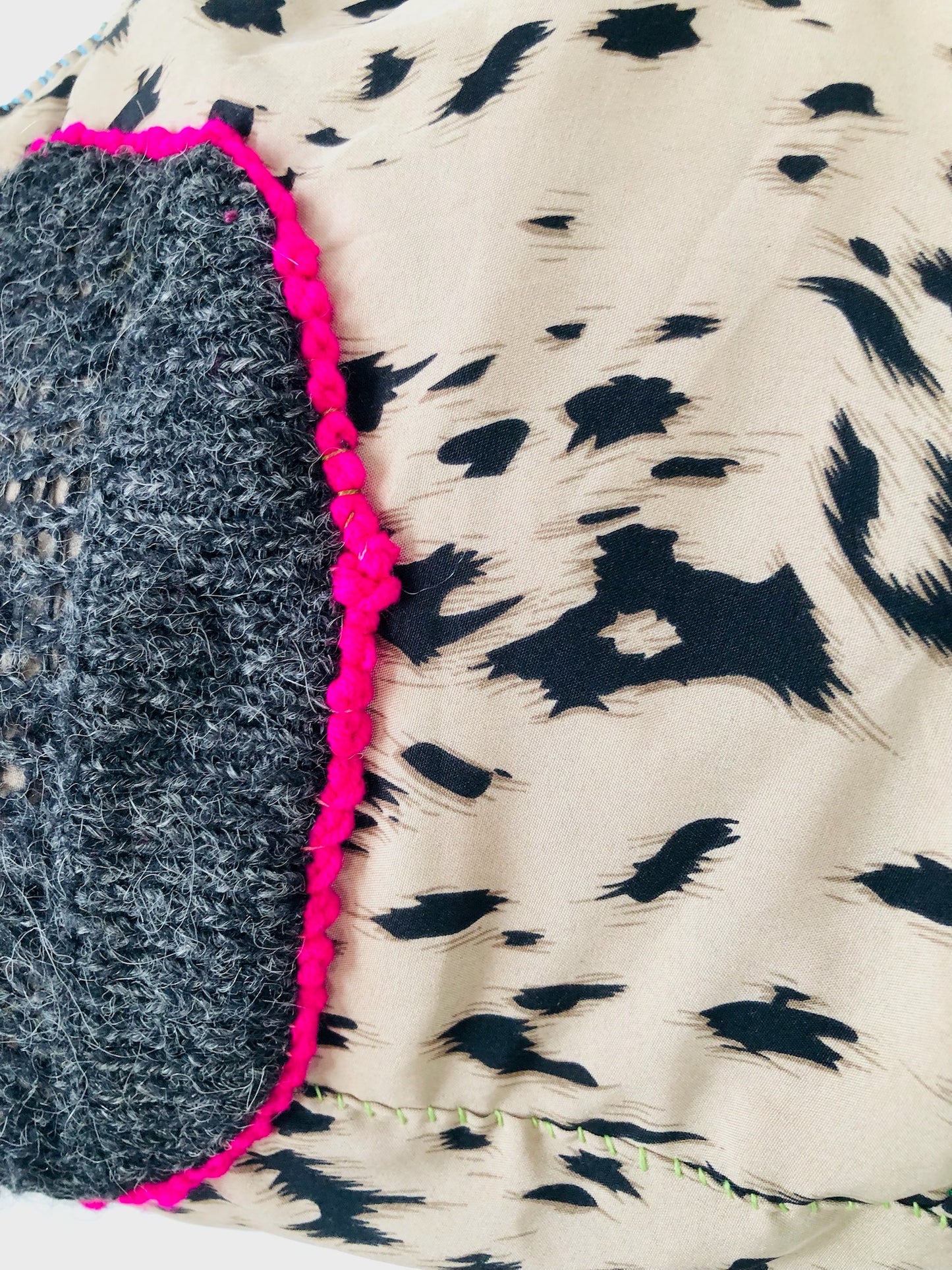 Håndsyet stoftaske Slow Fashion Håndlavet 2193