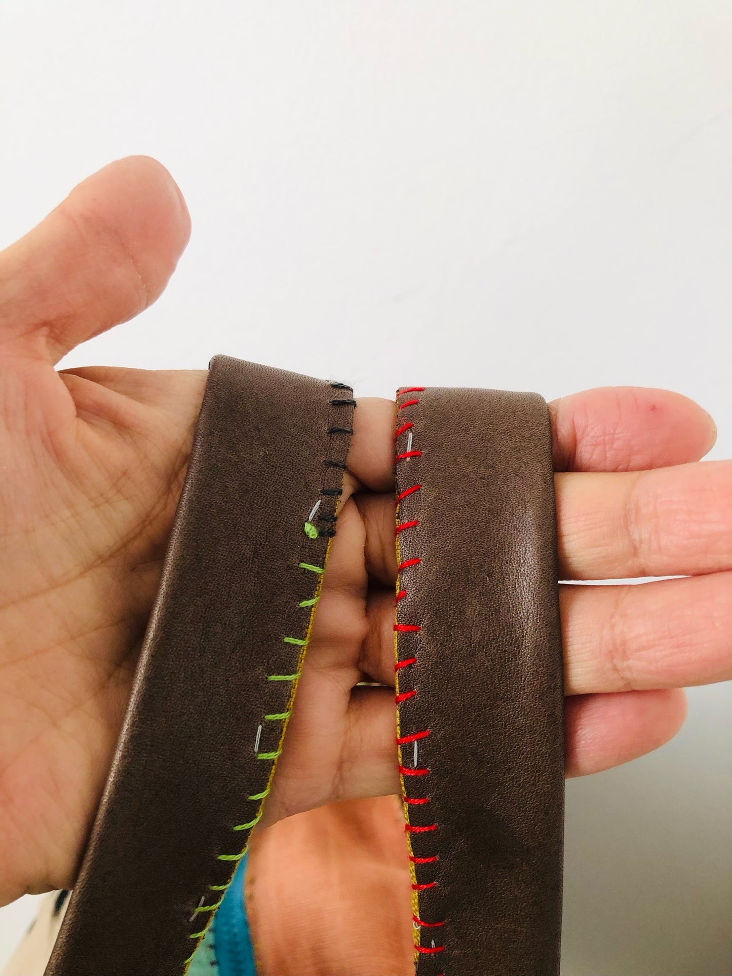 Håndsyet stoftaske Slow Fashion Håndlavet 2193