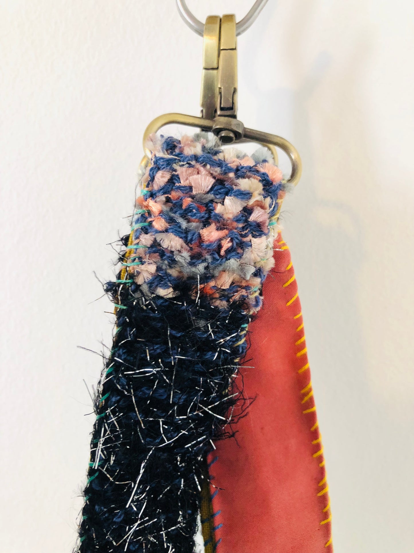 strap Hand-knitted strap Wool Fabric Yarn Shoulder strap Slow fashion Handmade 2202