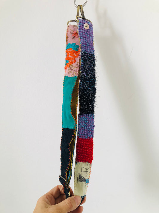 strap Hand-knitted strap Wool Fabric Yarn Shoulder strap Slow fashion Handmade 2198