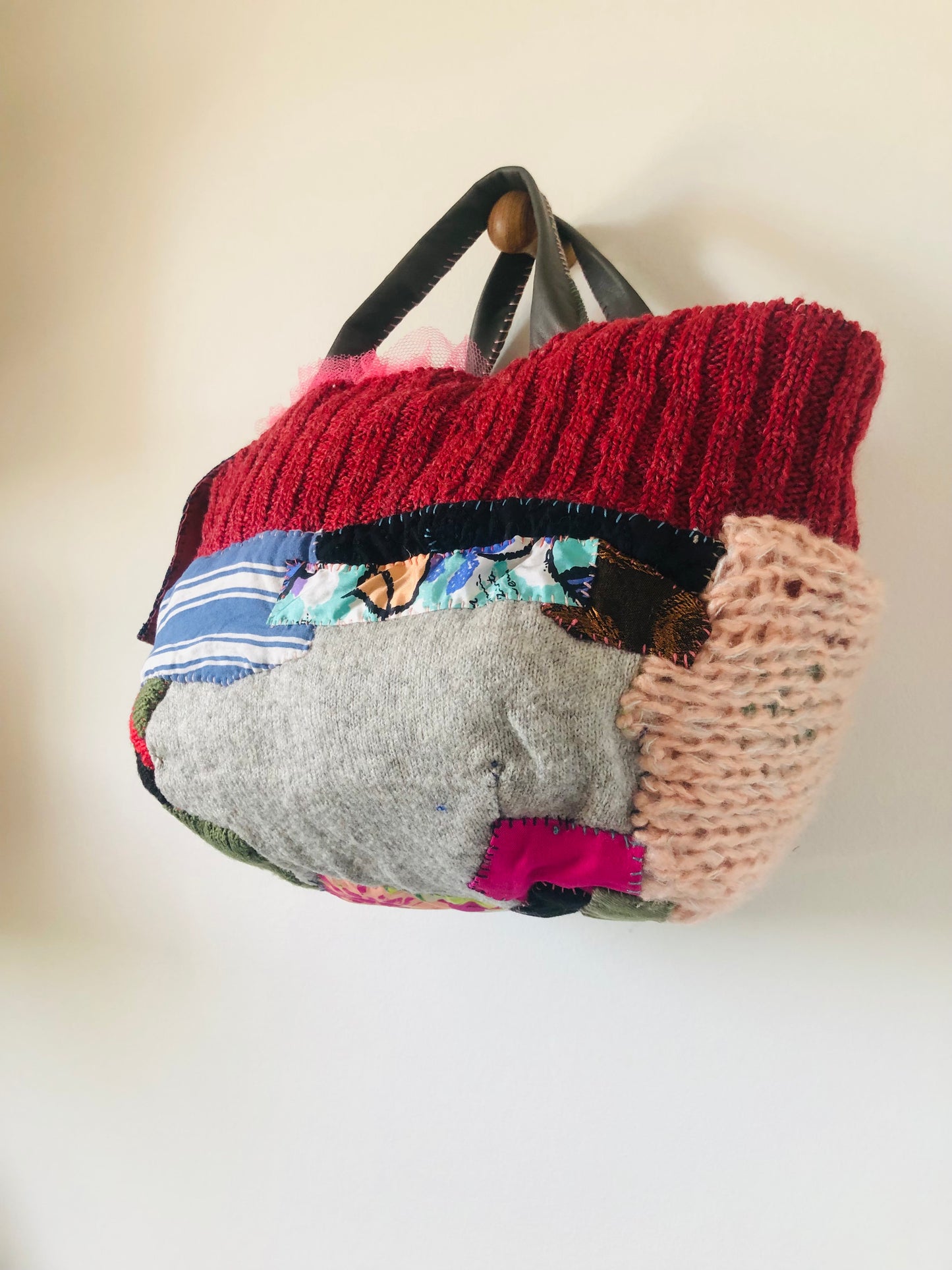 Bag Hand-sewn bag Fabric tote bag Slow fashion Handmade 2211