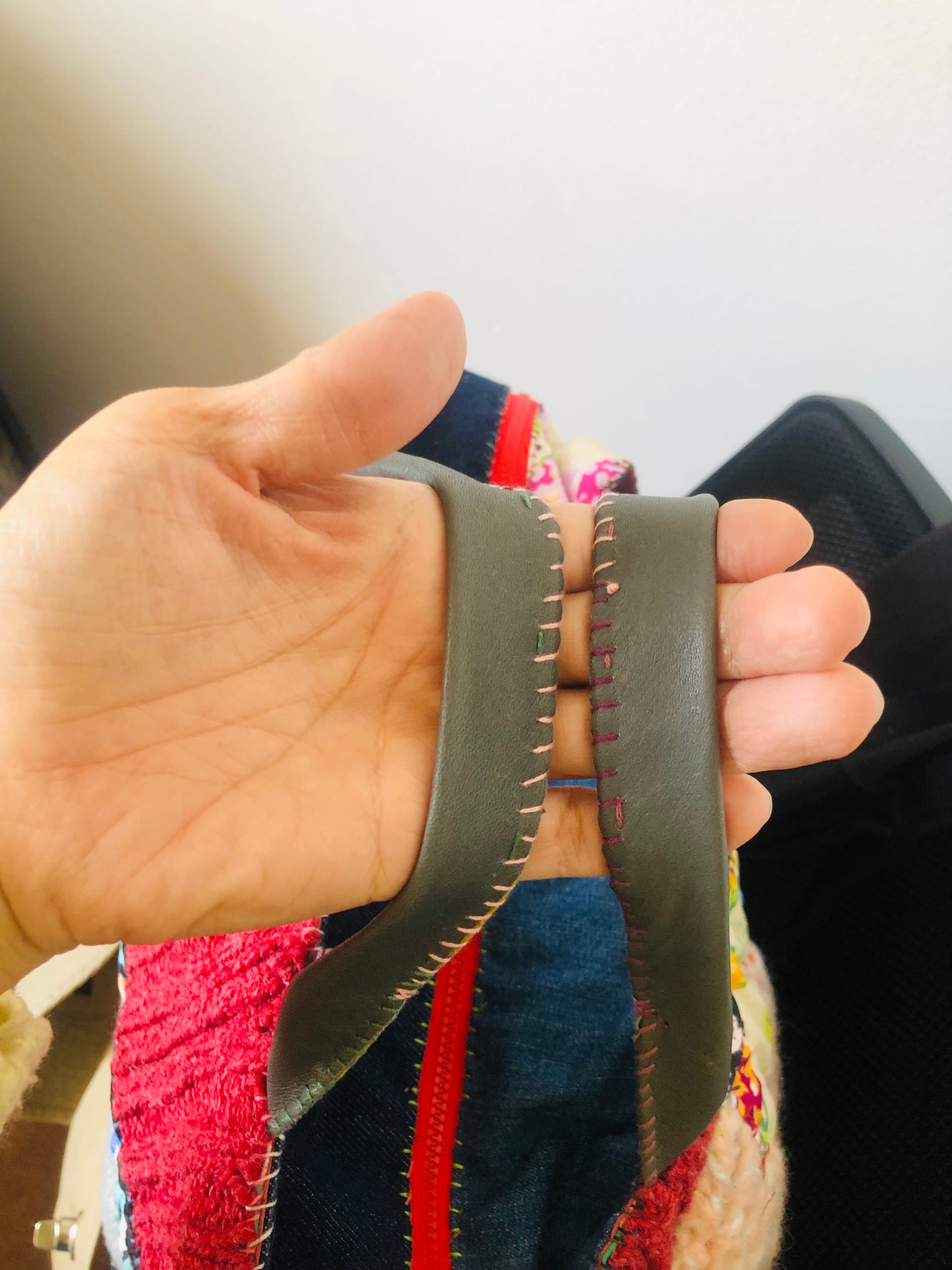 Bag Hand-sewn bag Fabric tote bag Slow fashion Handmade 2211