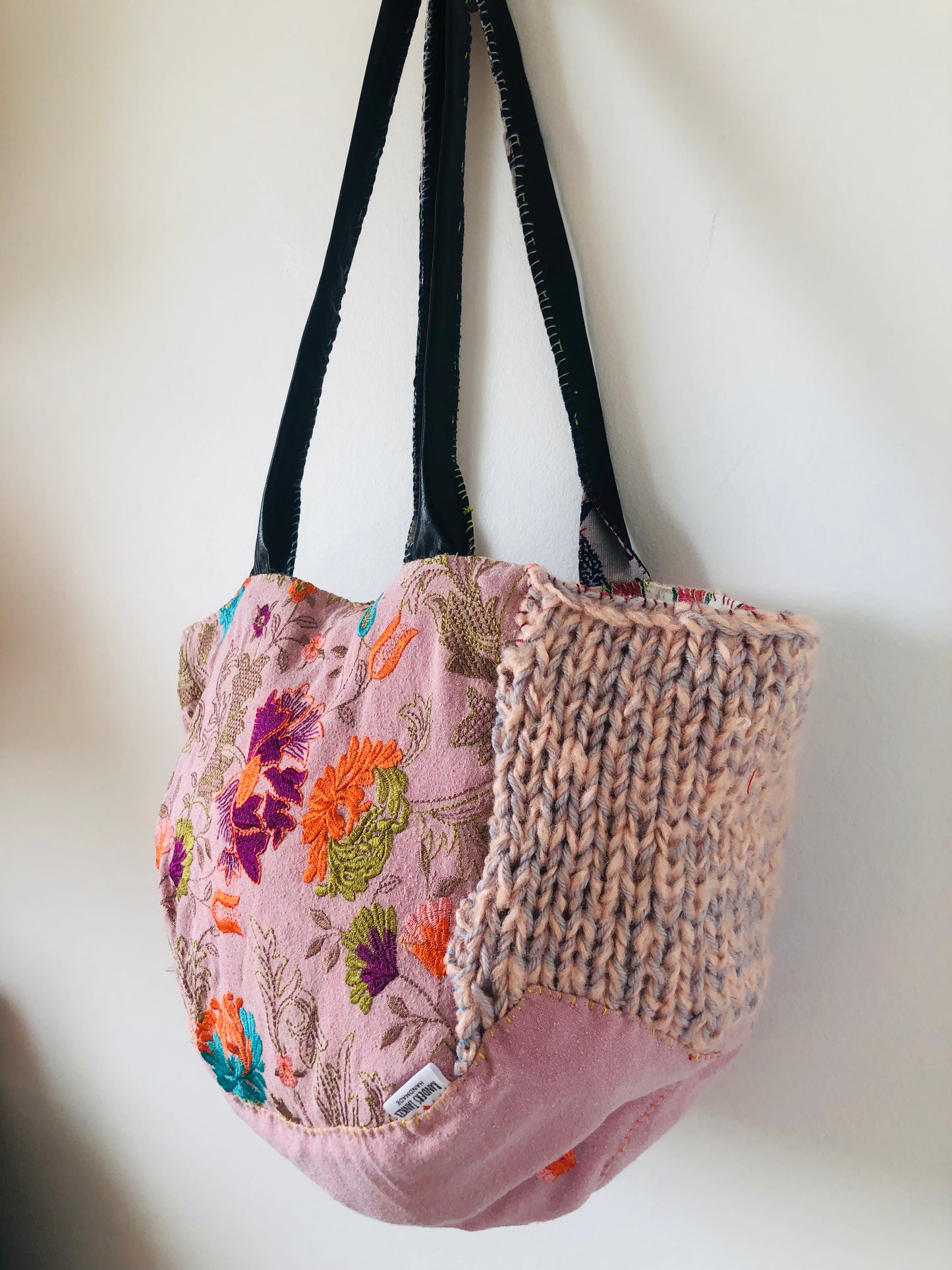 Bag Hand-sewn bag Fabric tote bag Slow fashion Handmade 2212