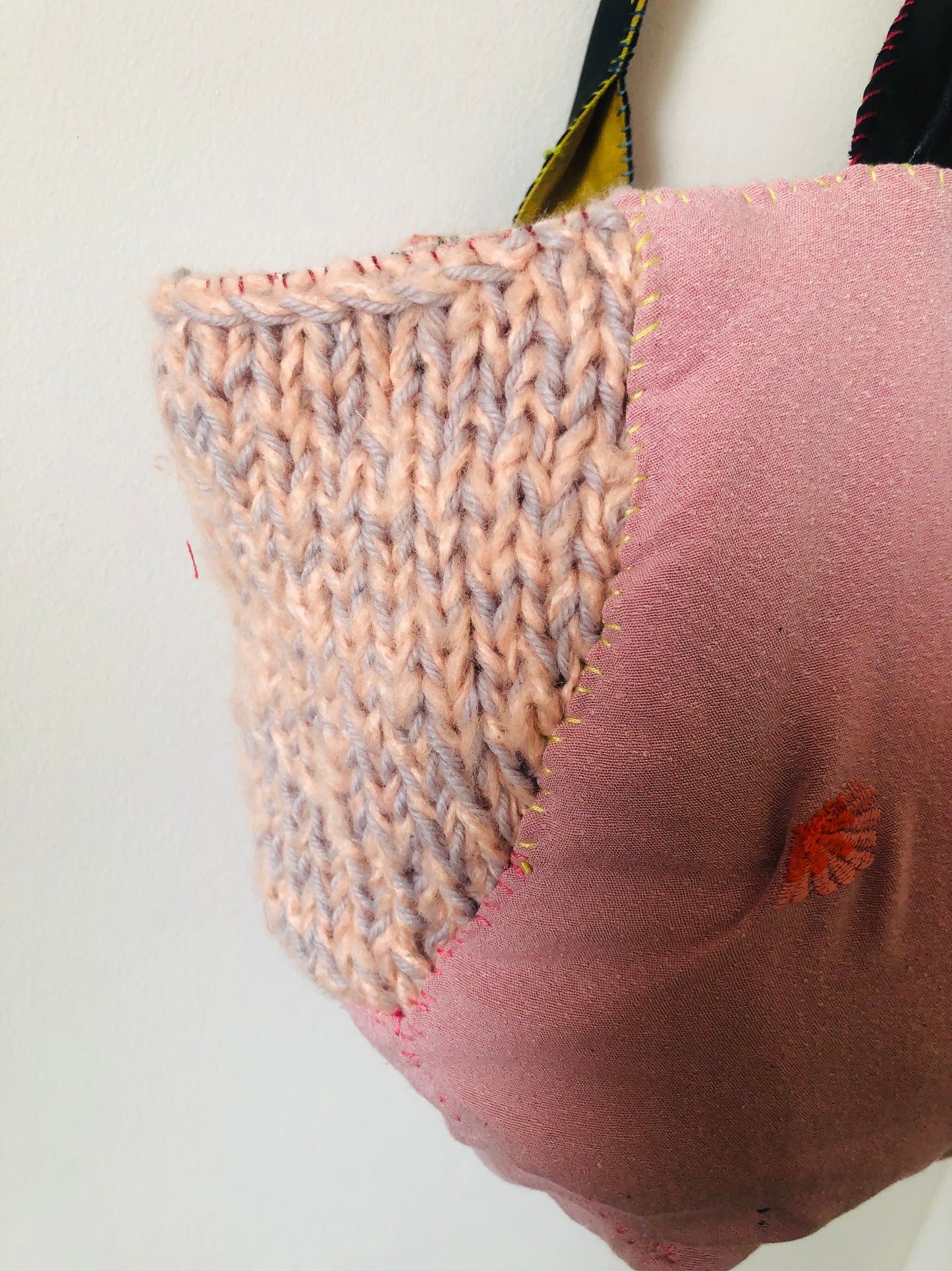 Bag Hand-sewn bag Fabric tote bag Slow fashion Handmade 2212