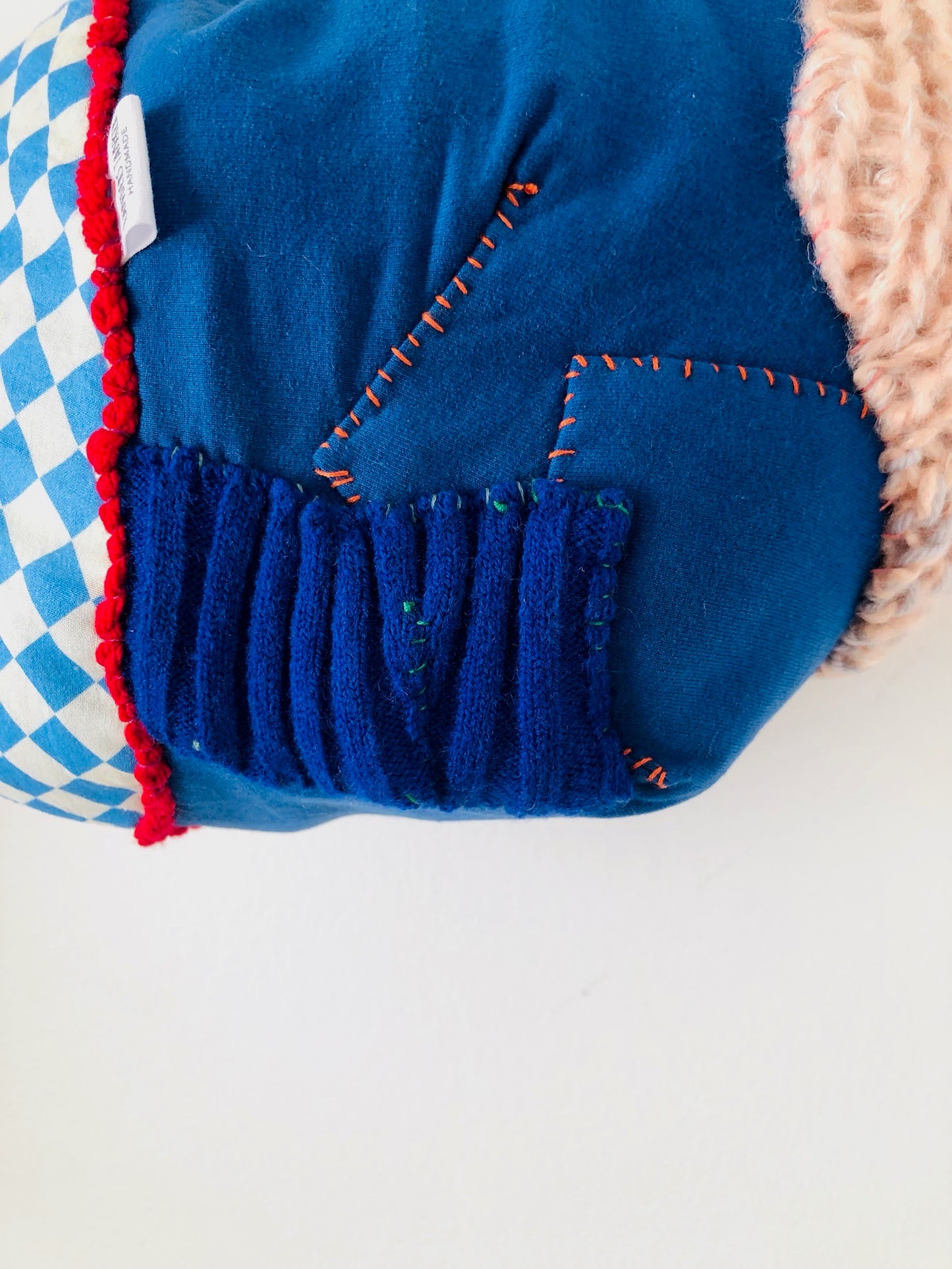 Bag Hand-sewn bag Fabric tote bag Slow fashion Handmade 2214