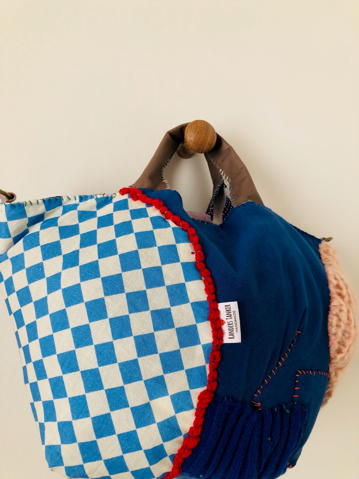 Bag Hand-sewn bag Fabric tote bag Slow fashion Handmade 2214