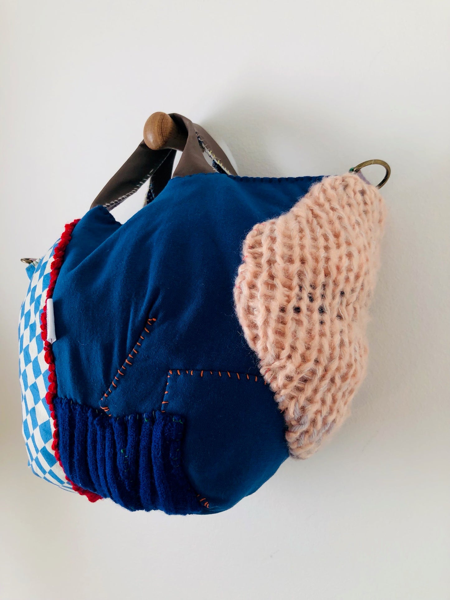 Bag Hand-sewn bag Fabric tote bag Slow fashion Handmade 2214