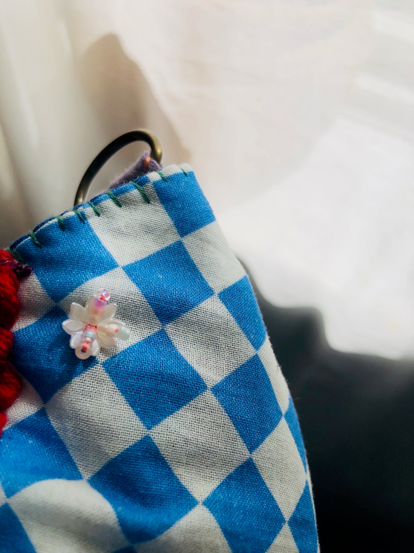 Bag Hand-sewn bag Fabric tote bag Slow fashion Handmade 2214