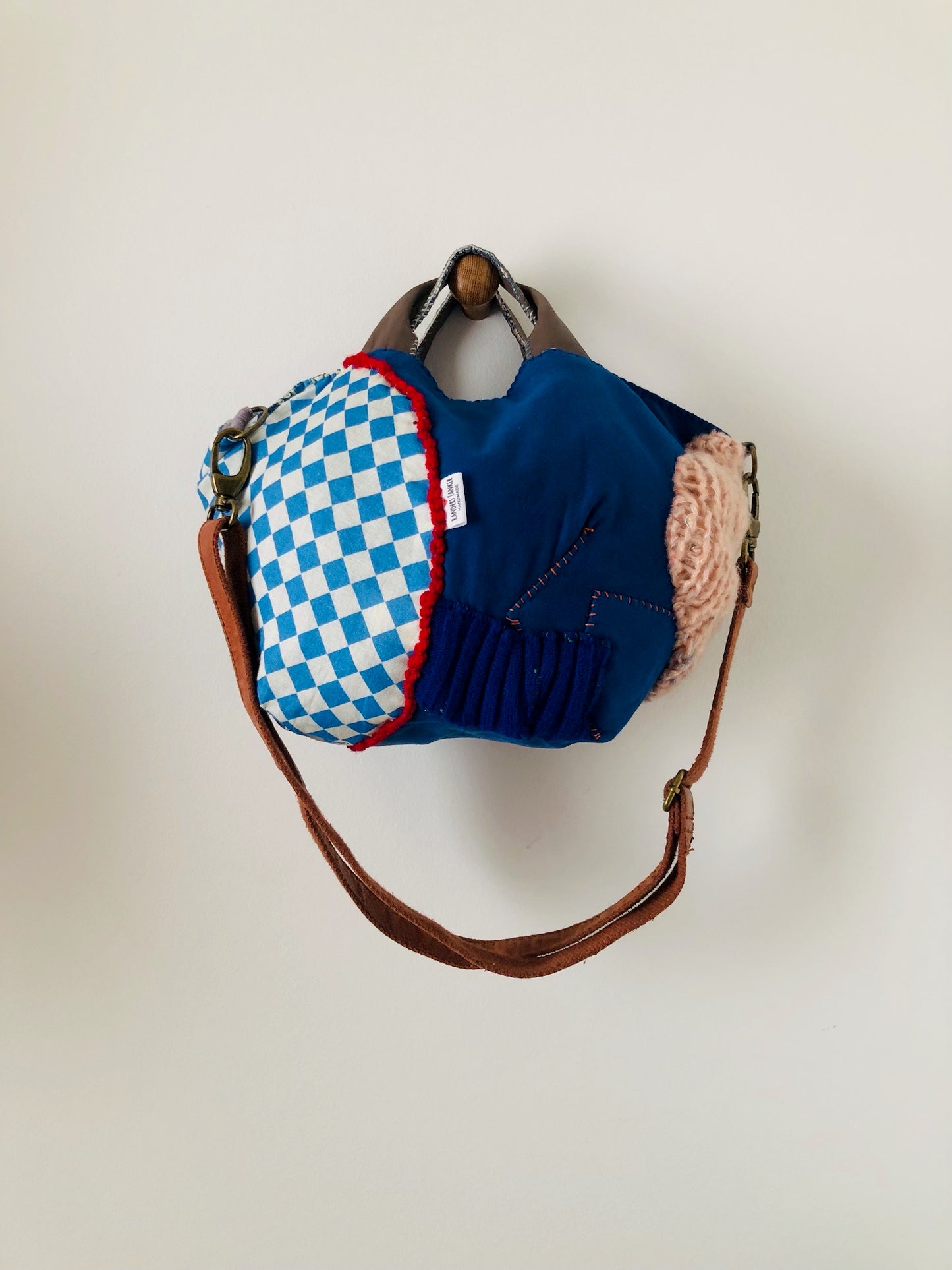 Bag Hand-sewn bag Fabric tote bag Slow fashion Handmade 2214