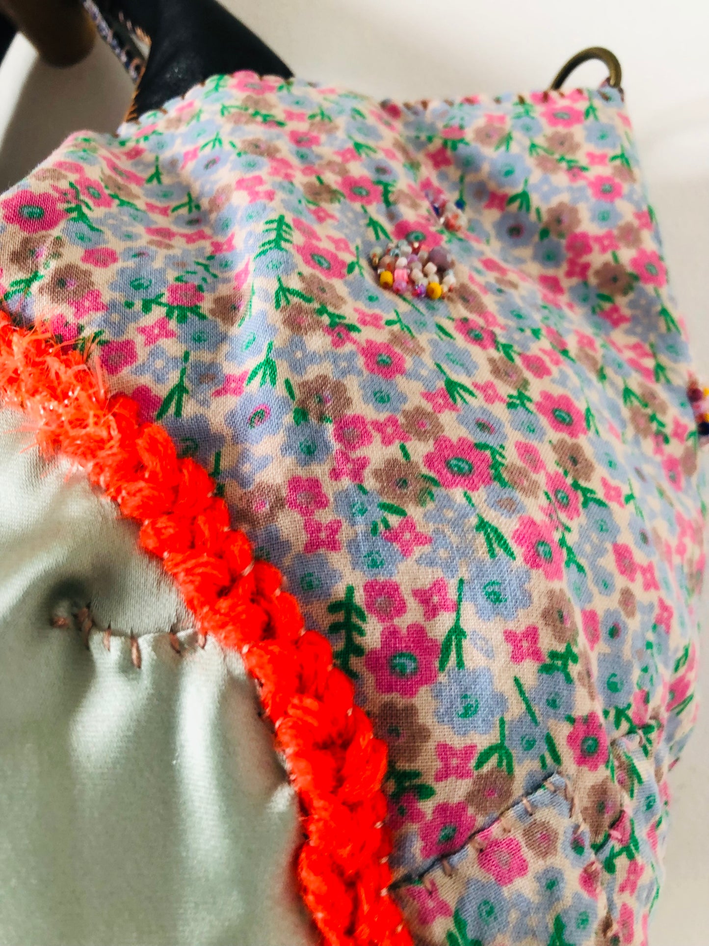 Bag Hand-sewn bag Fabric tote bag Slow fashion Handmade 2216