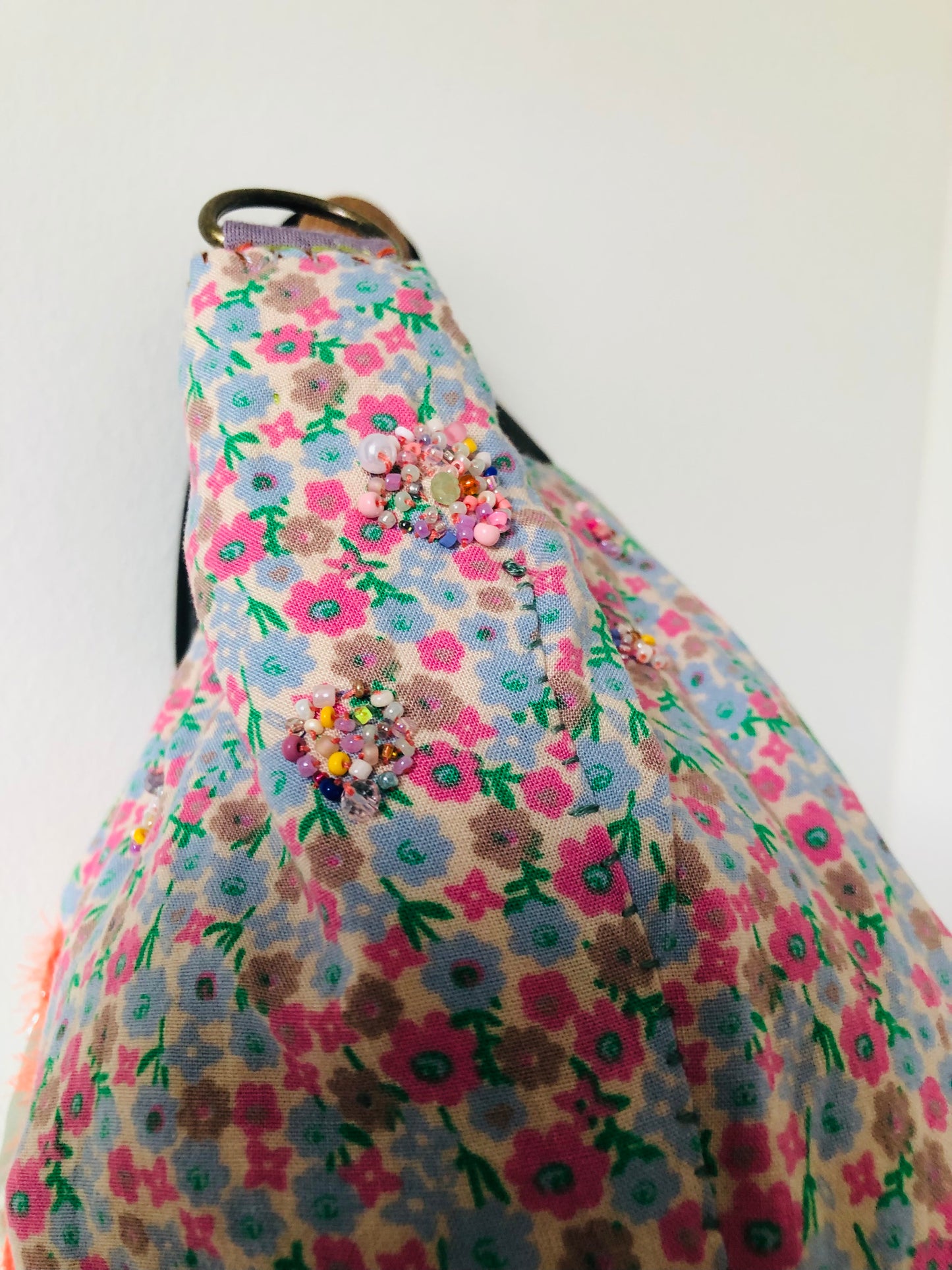 Bag Hand-sewn bag Fabric tote bag Slow fashion Handmade 2216