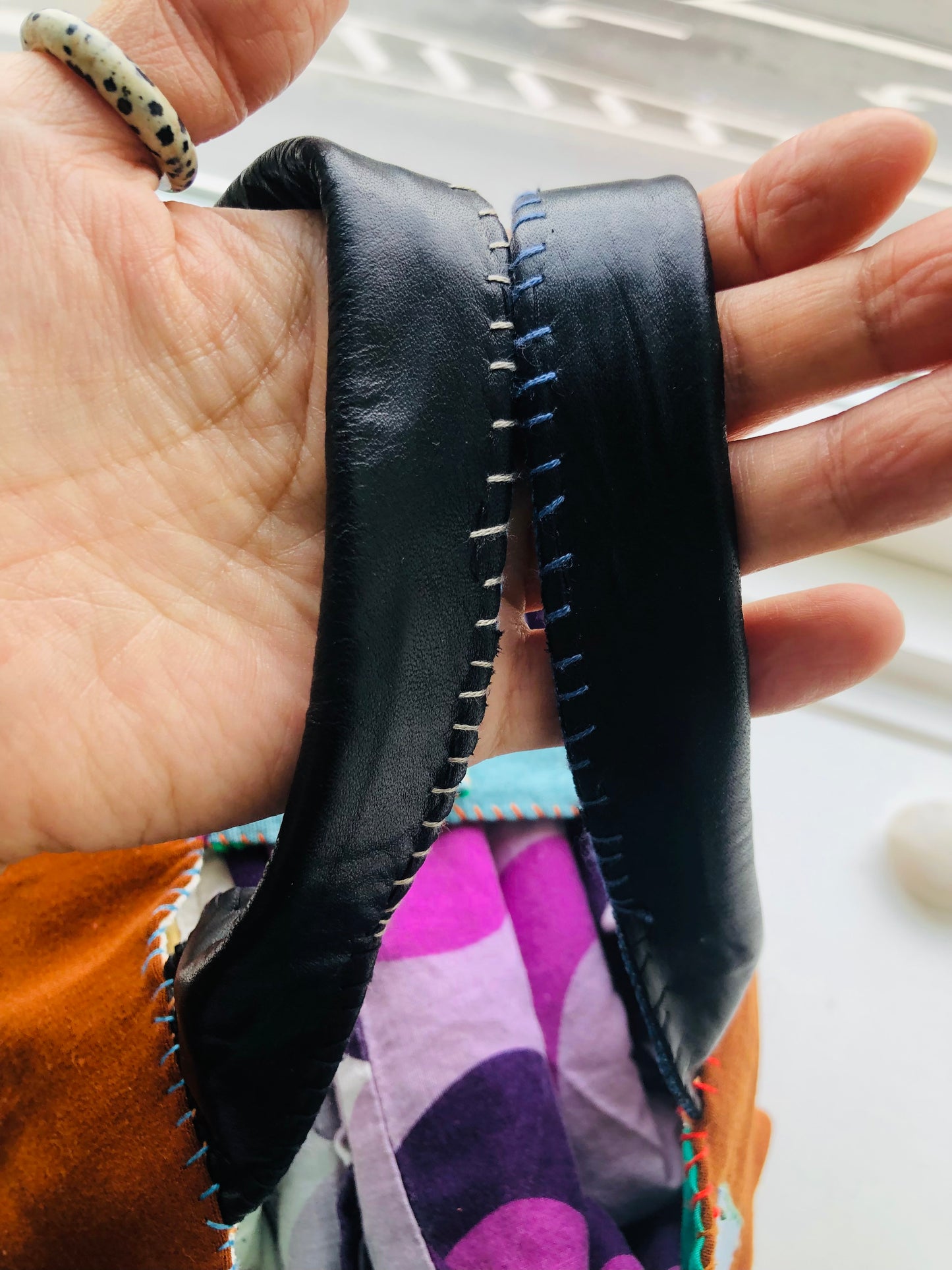 Bag Hand-sewn bag Fabric tote bag Slow fashion Handmade 2235