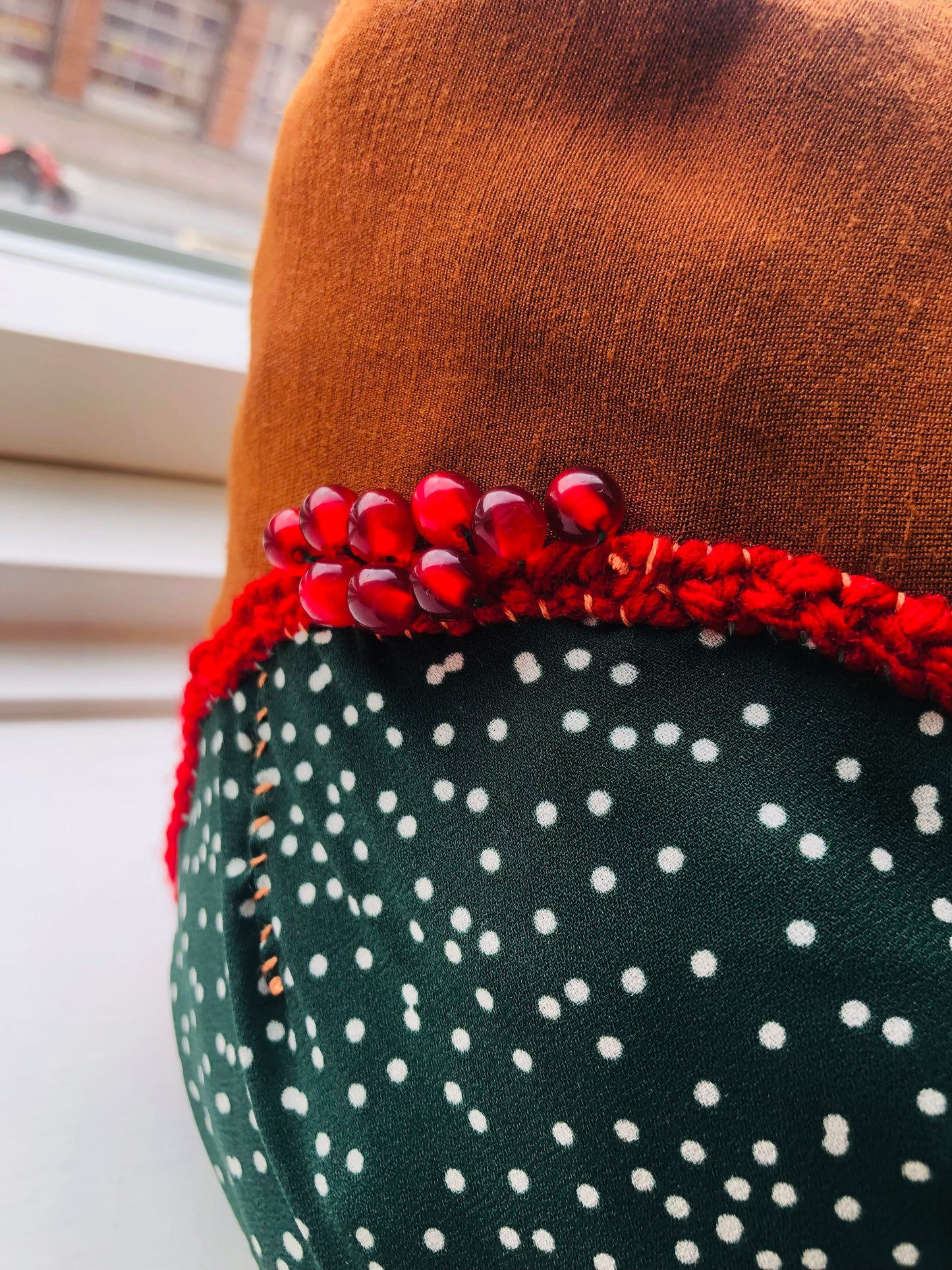 Bag Hand-sewn bag Fabric tote bag Slow fashion Handmade 2235