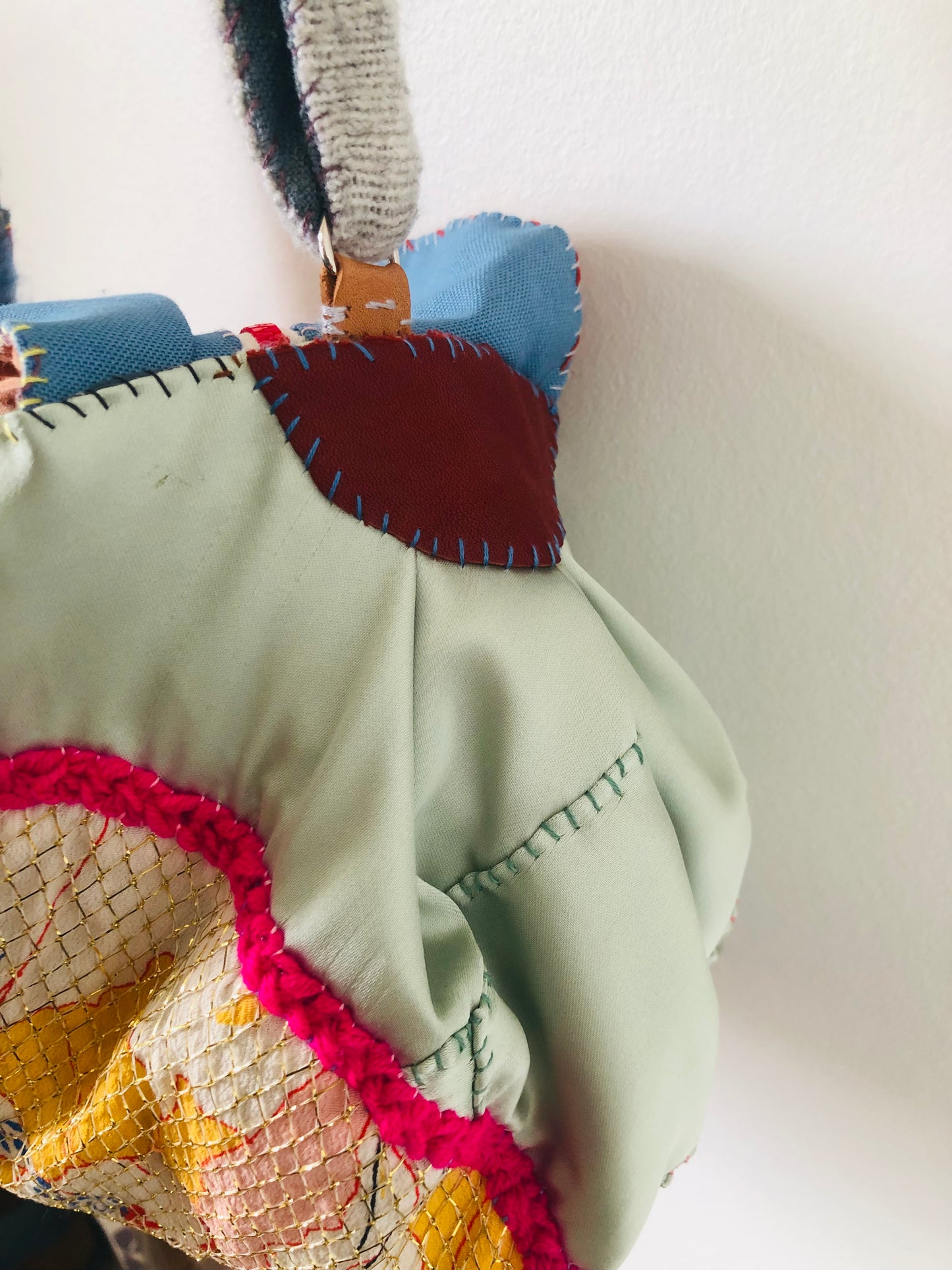 Bag Hand-sewn bag Fabric tote bag Slow fashion Handmade 2236