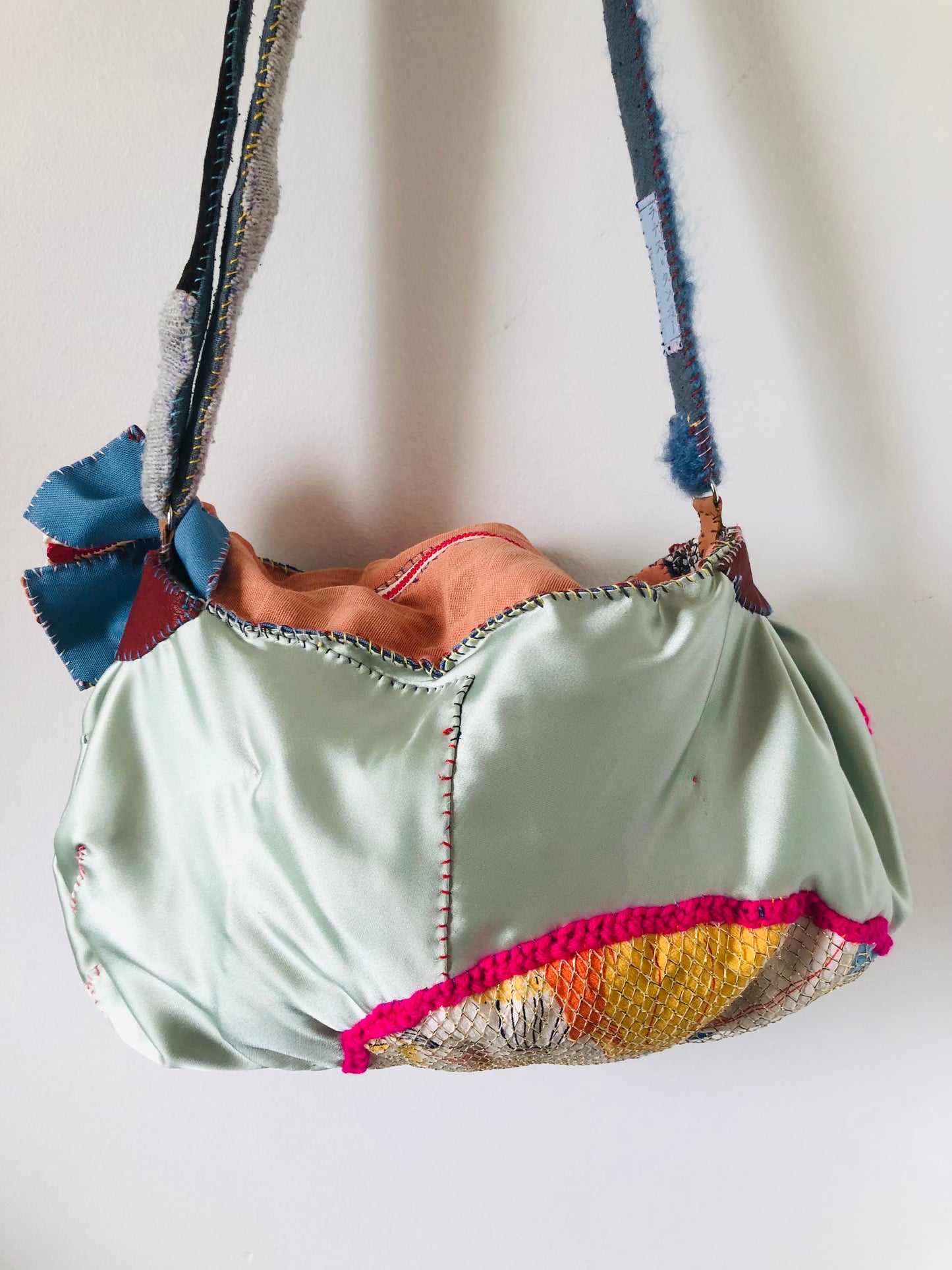 Bag Hand-sewn bag Fabric tote bag Slow fashion Handmade 2236