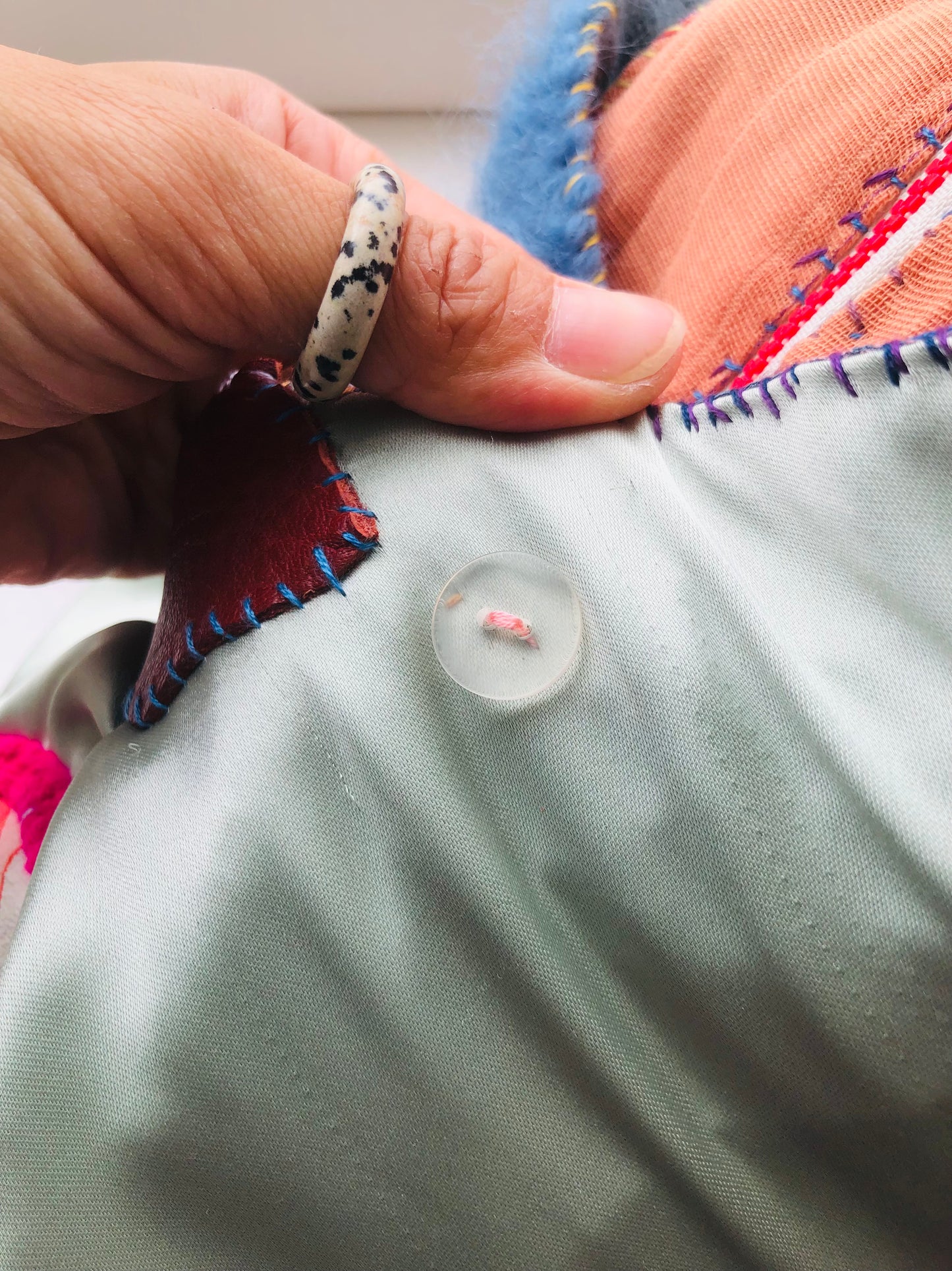 Bag Hand-sewn bag Fabric tote bag Slow fashion Handmade 2236