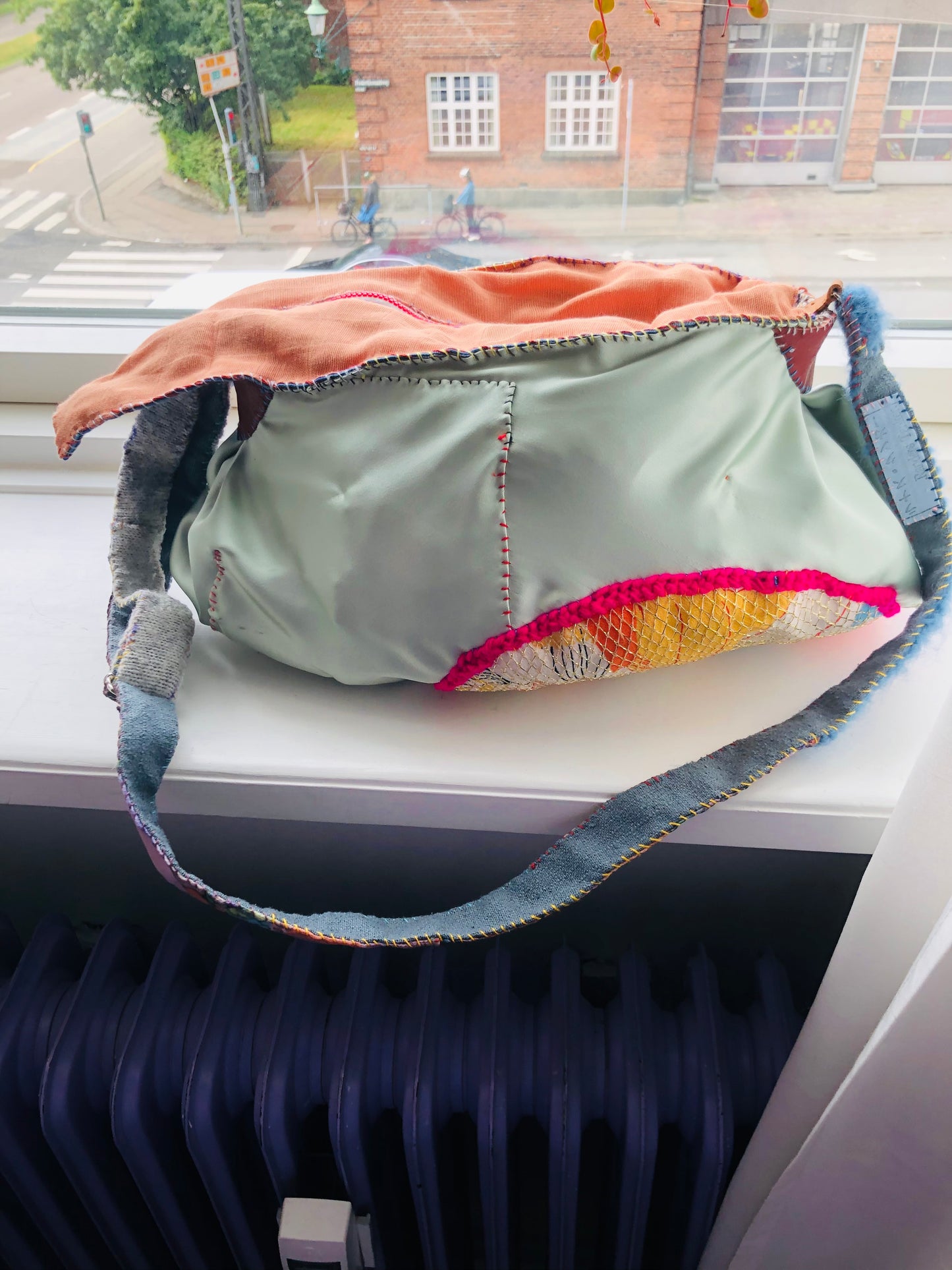 Bag Hand-sewn bag Fabric tote bag Slow fashion Handmade 2236