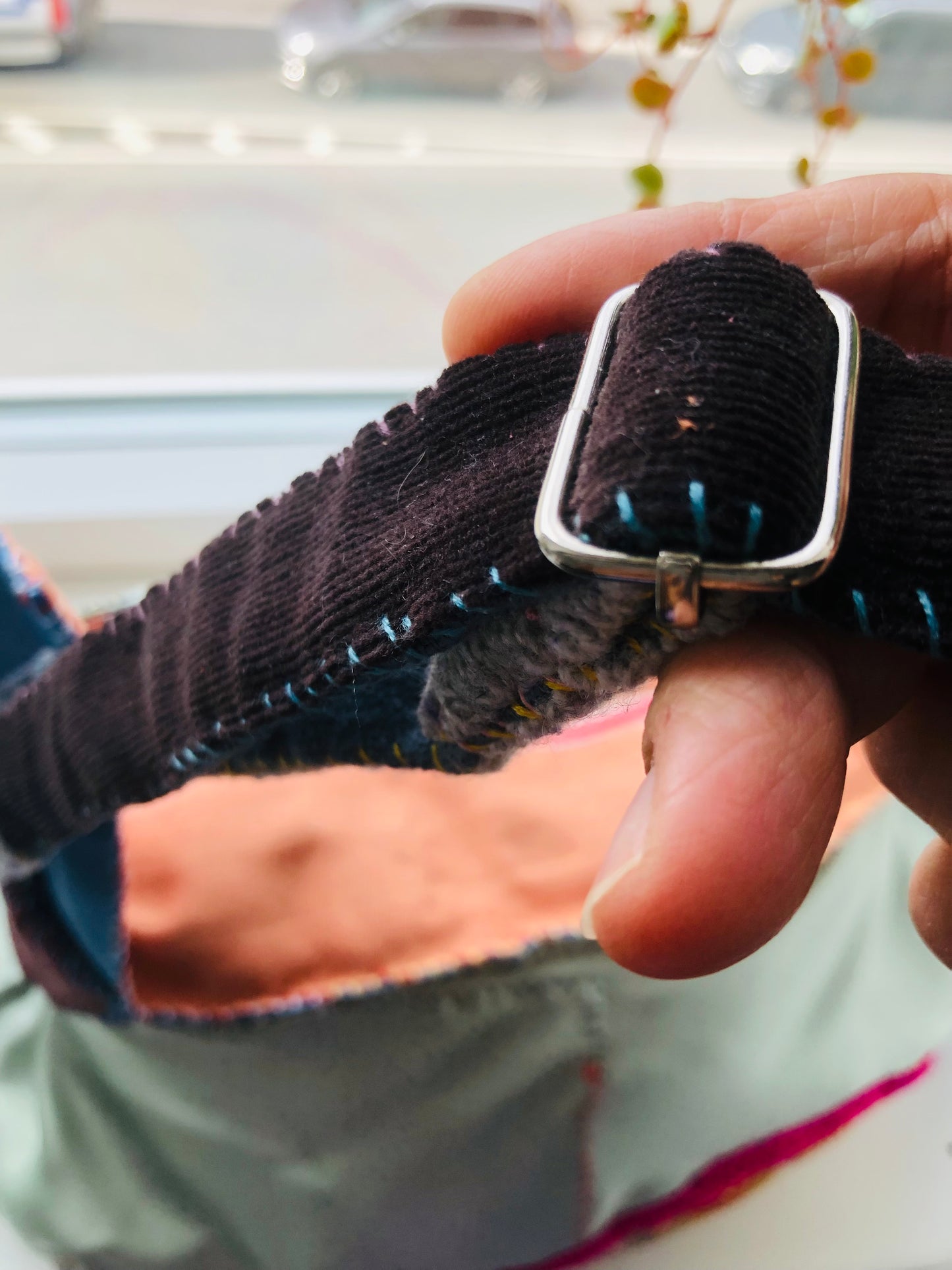 Bag Hand-sewn bag Fabric tote bag Slow fashion Handmade 2236