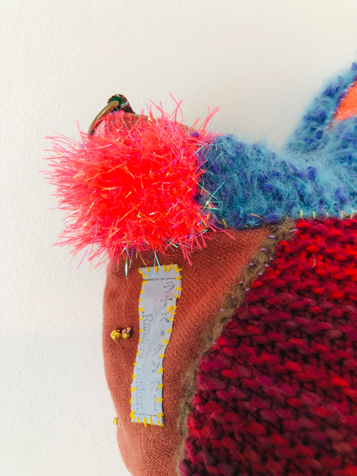 Bag 手縫いのバッグ　布製　トートバッグ　スローファッション　ハンドメイド　2243