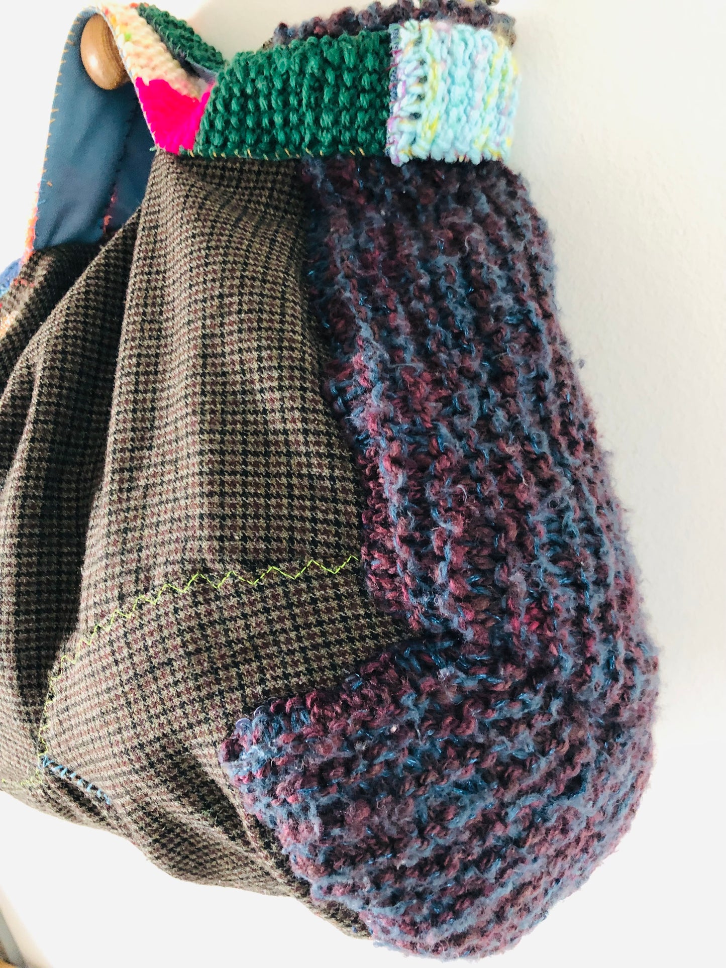 Bag Hand-sewn bag Fabric tote bag Slow fashion Handmade 2244