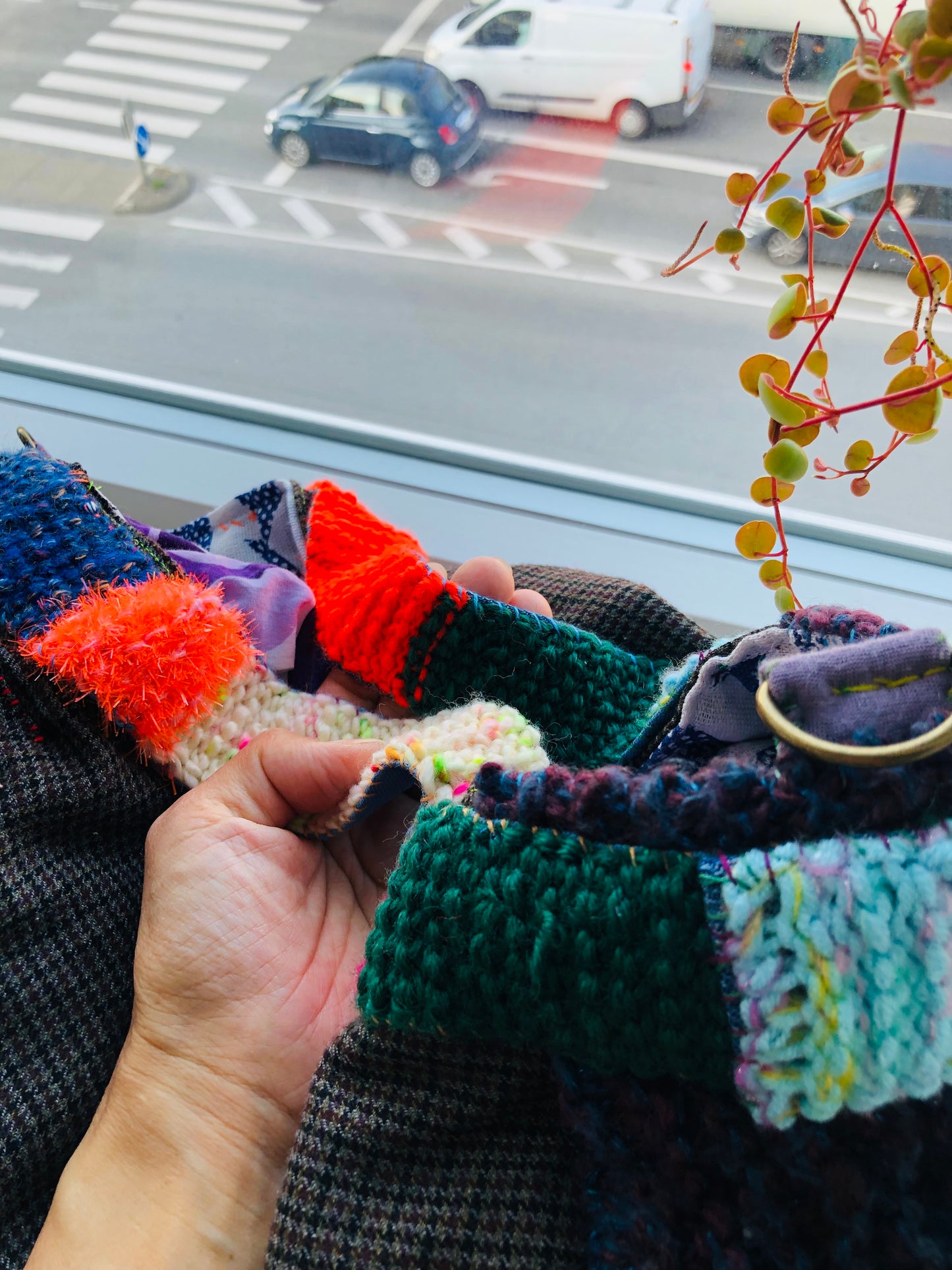 Bag Hand-sewn bag Fabric tote bag Slow fashion Handmade 2244