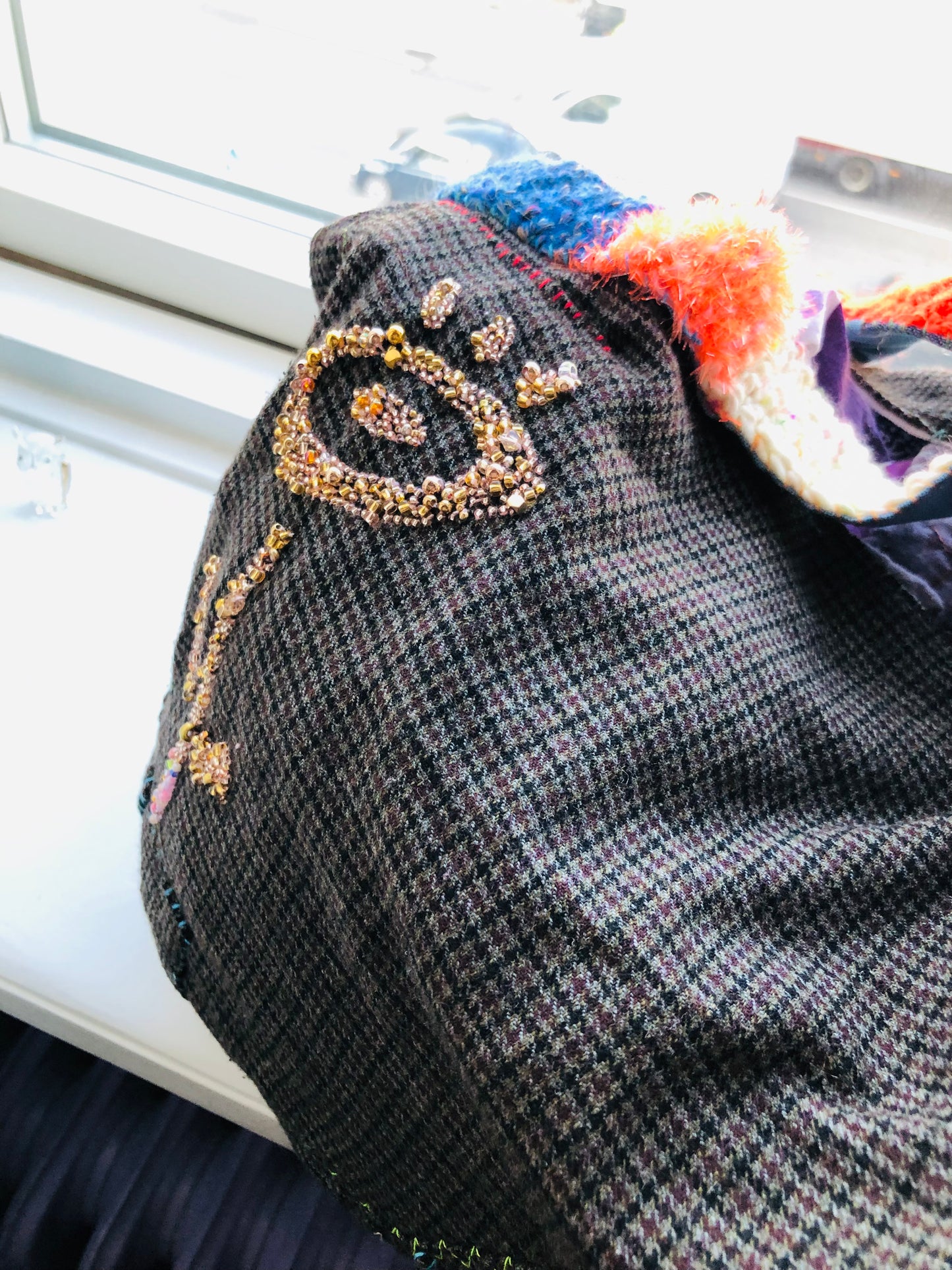 Bag Hand-sewn bag Fabric tote bag Slow fashion Handmade 2244