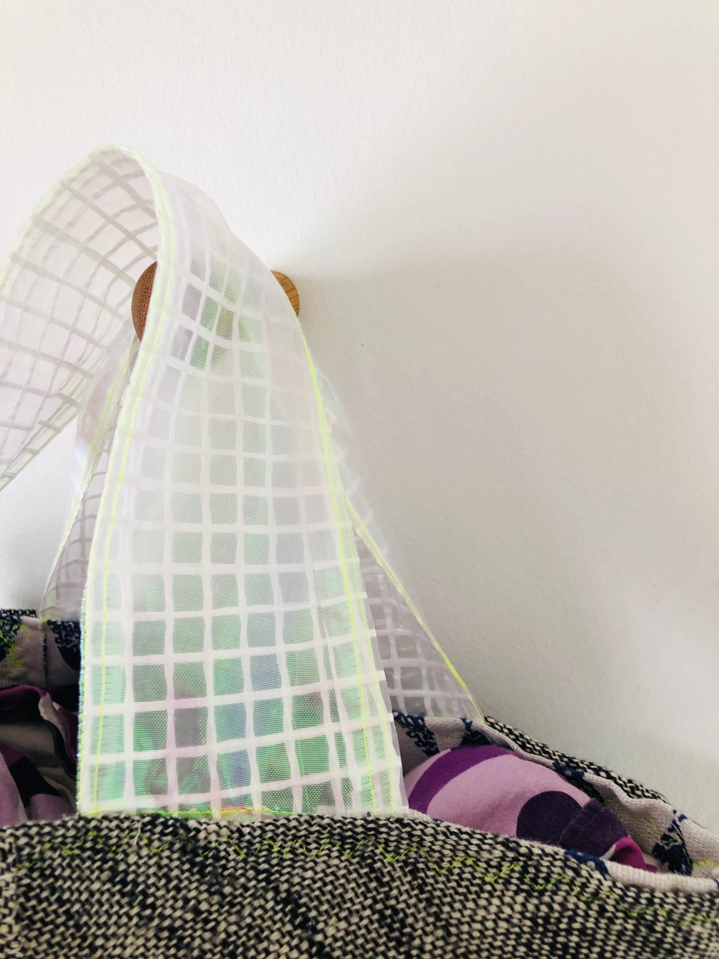 Bag Hand-sewn bag Fabric tote bag Slow fashion Handmade 2247