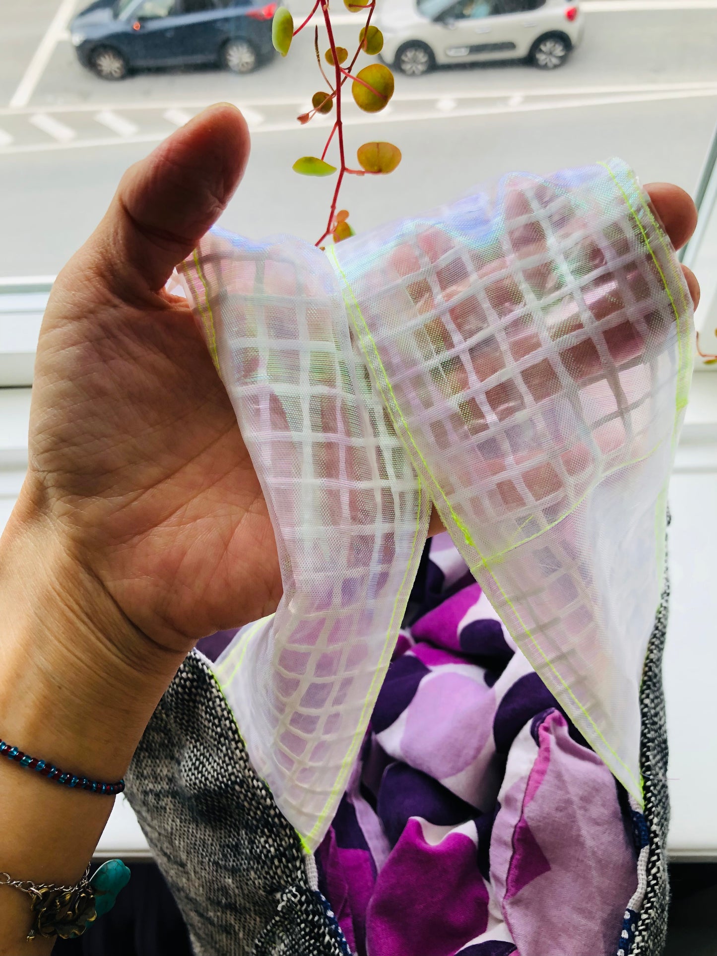 Bag Hand-sewn bag Fabric tote bag Slow fashion Handmade 2247