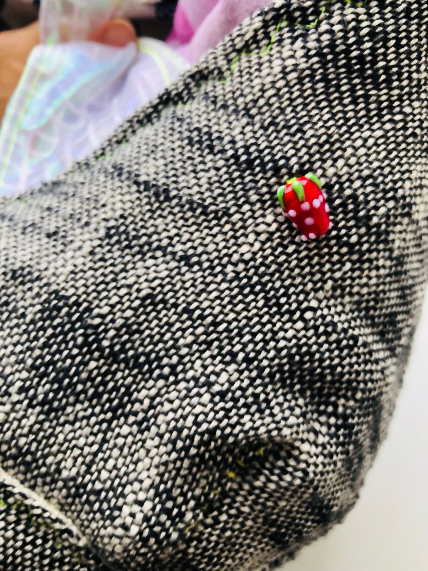 Bag Hand-sewn bag Fabric tote bag Slow fashion Handmade 2247