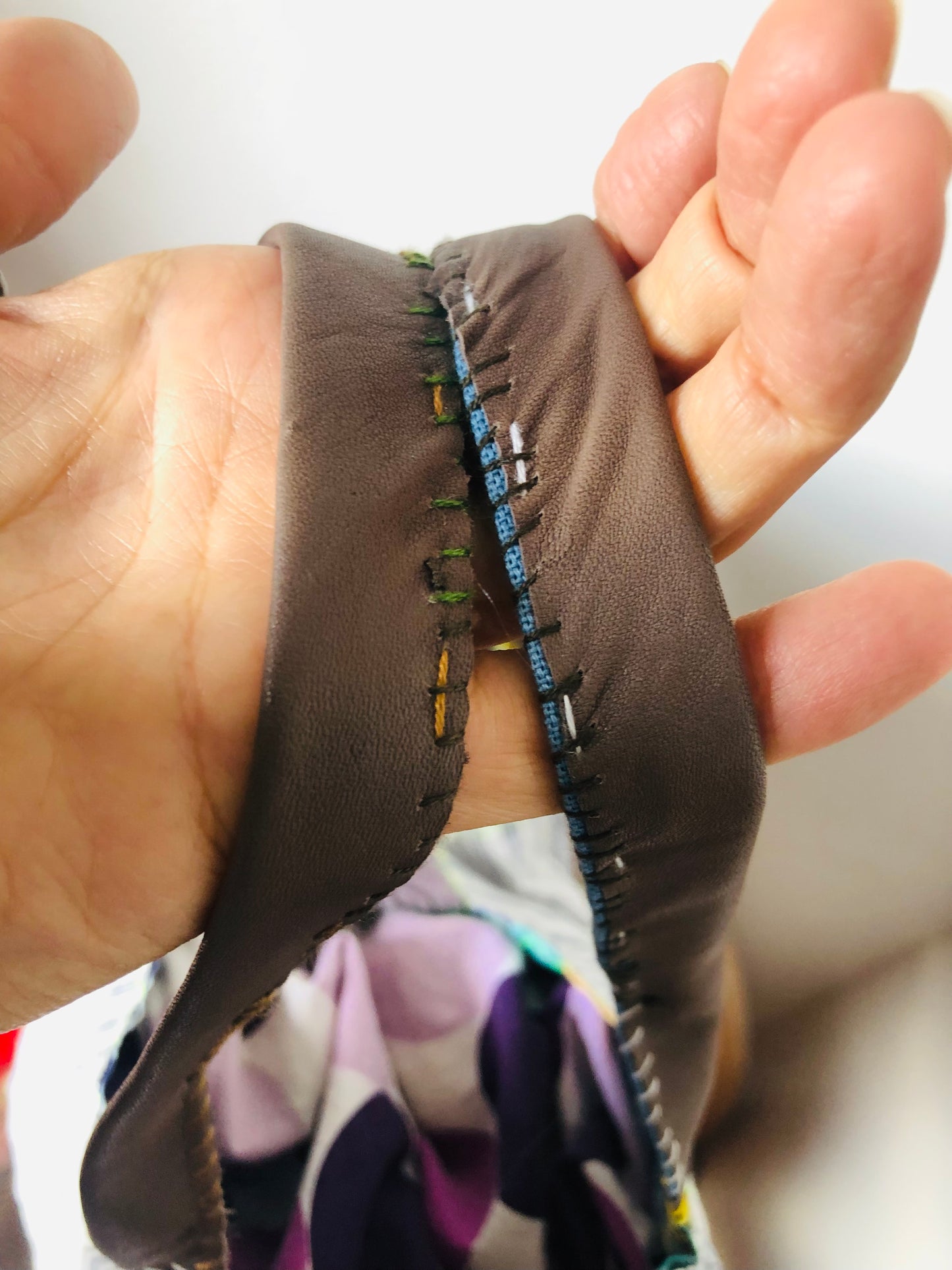 Bag Hand-sewn Fabric Tote Bag Slow Fashion Handmade 2251