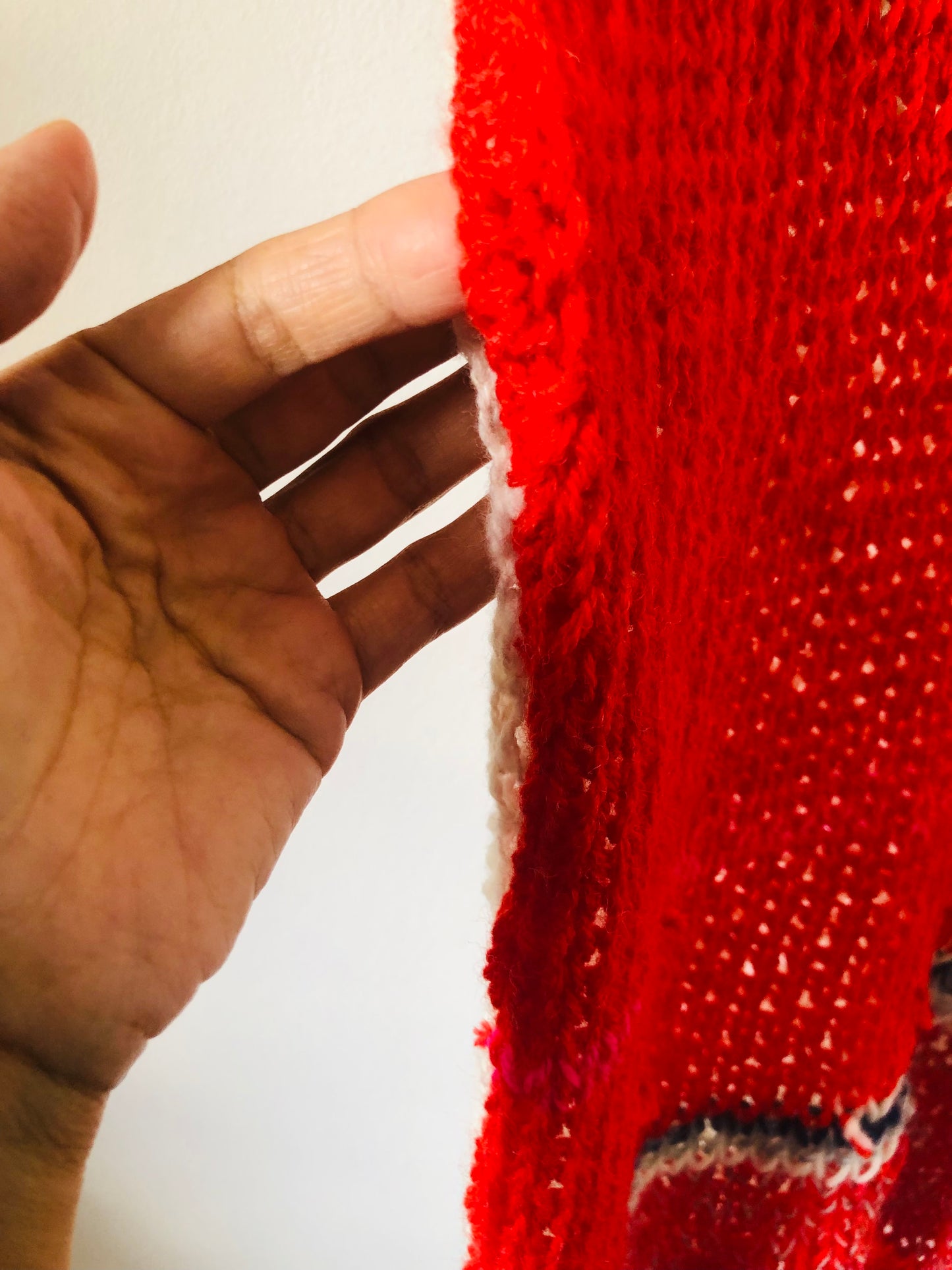 Hand-knitted sweater, slow fashion, fancy yarn, oneofakind, short sleeves, short length, 2257