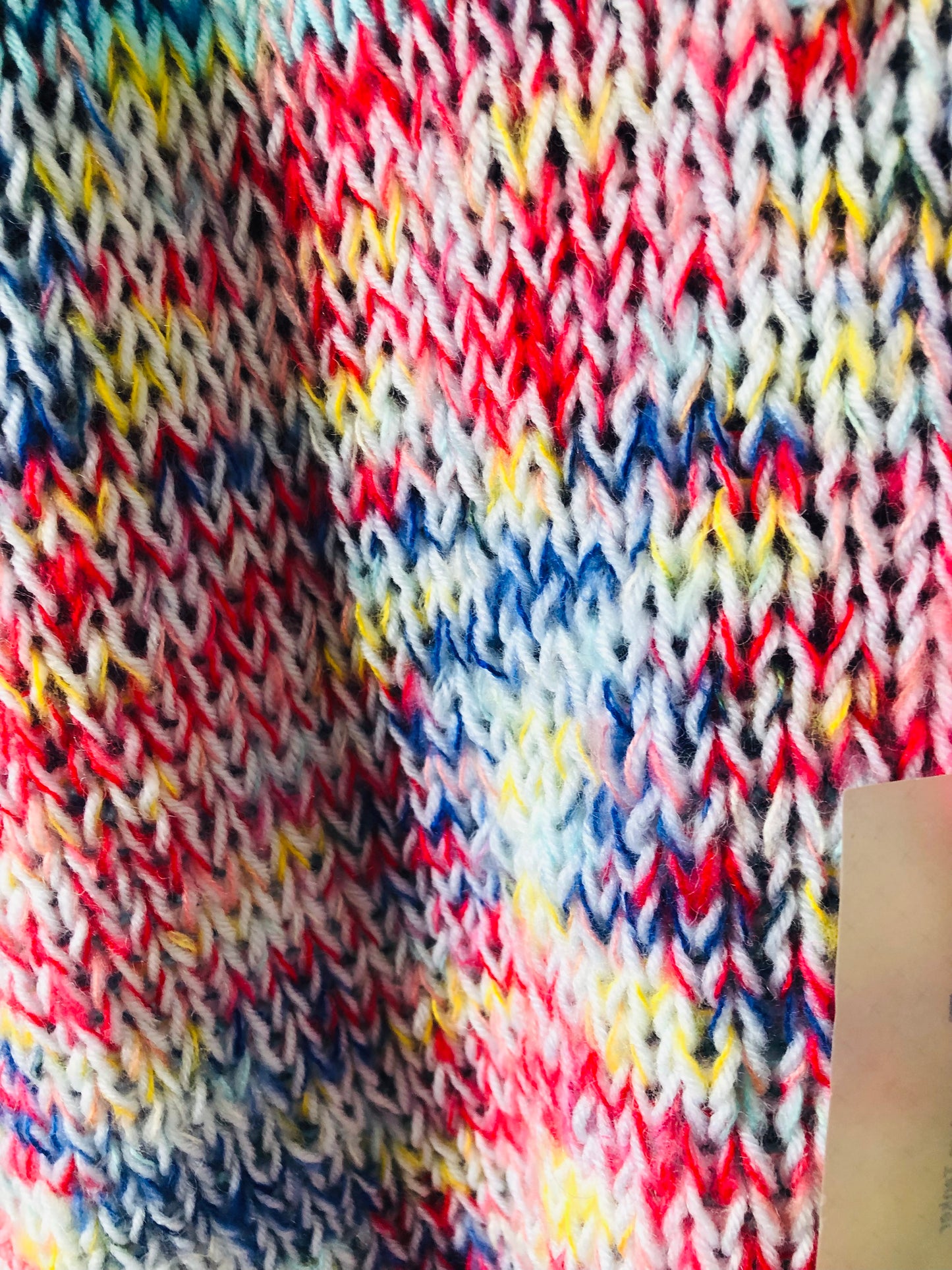 Hand-knitted sweater, slow fashion, fancy yarn, oneofakind, short sleeves, short length, 2258