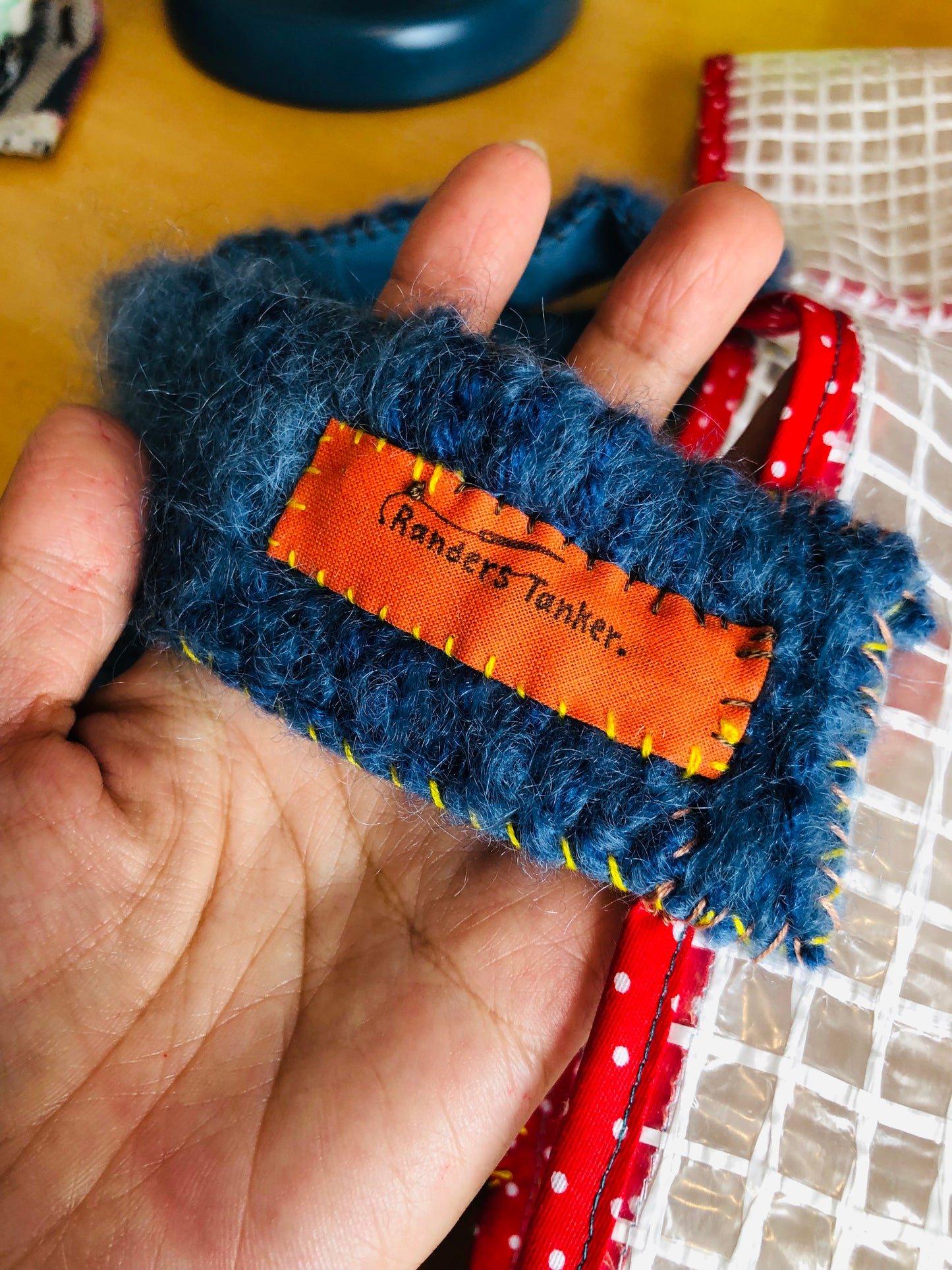 Bag Hand-sewn Fabric Tote Bag Slow Fashion Handmade 2260