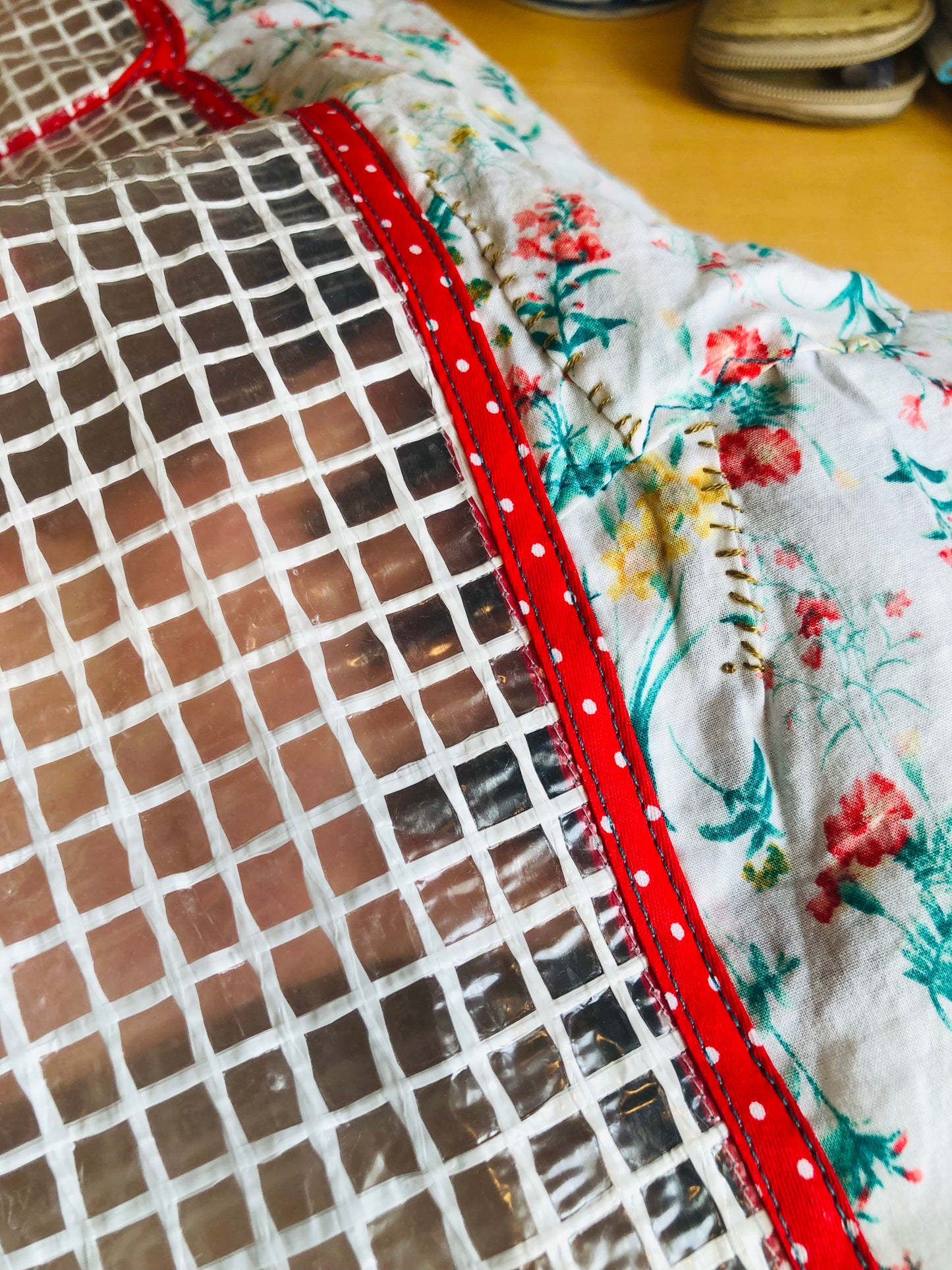 Bag Hand-sewn Fabric Tote Bag Slow Fashion Handmade 2260