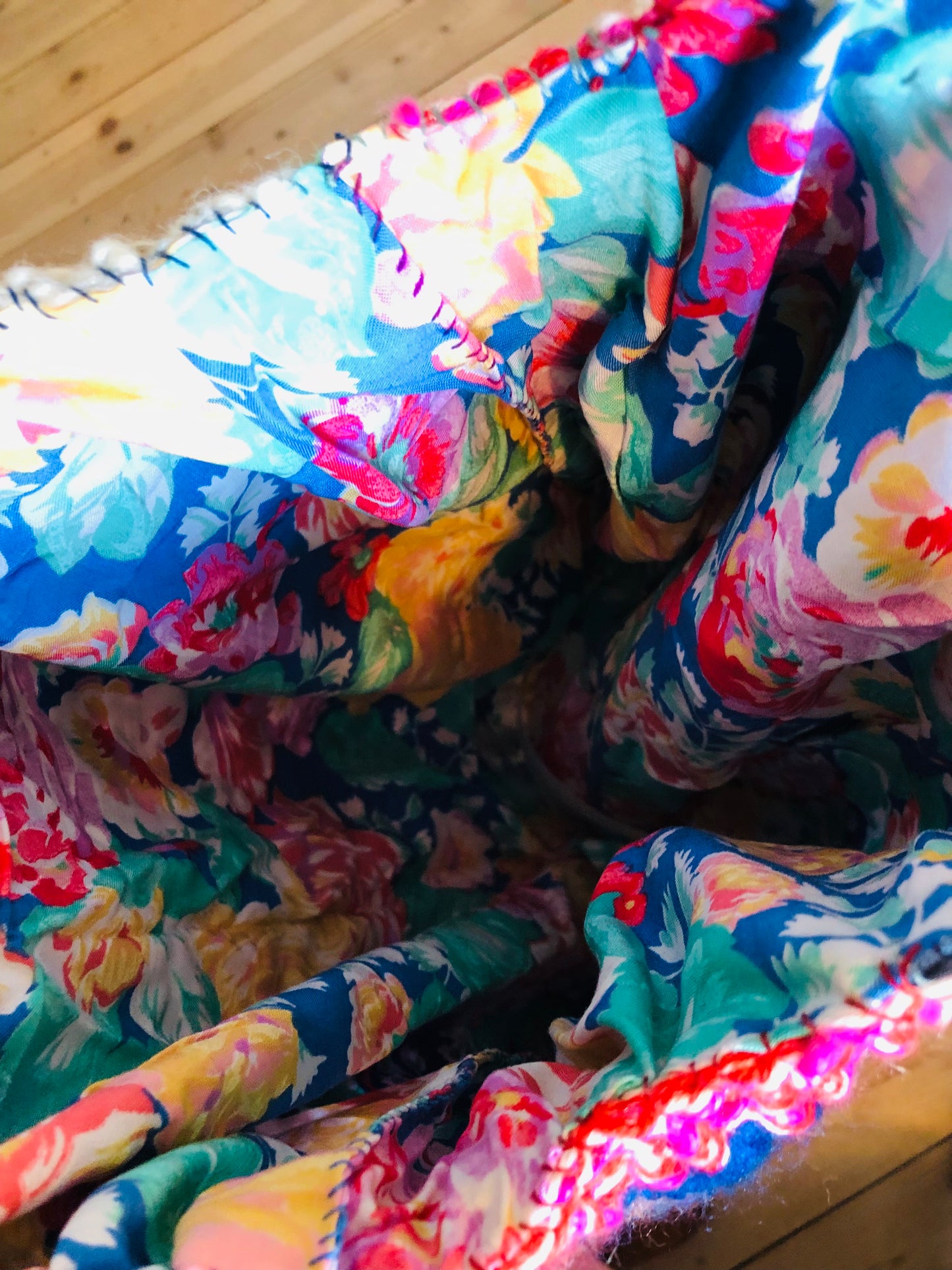 Bag Hand-sewn bag Hand-knitted tote bag Slow fashion Hand-sewn Handmade 2263