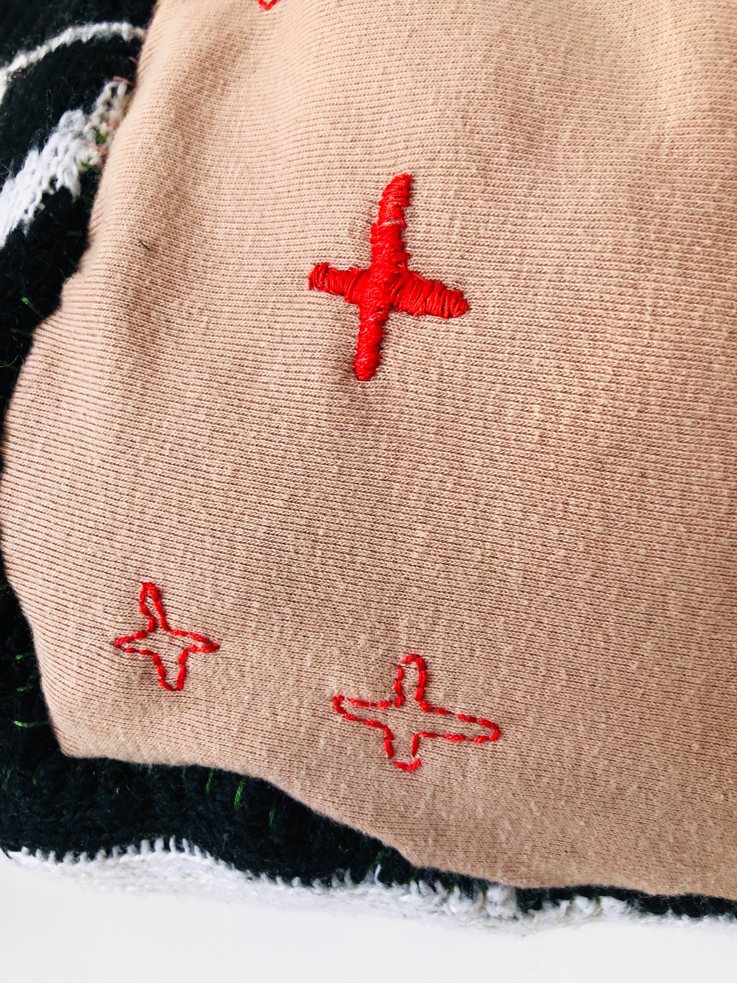 Bag Hand-sewn Fabric Tote Bag Slow Fashion Handmade 2264