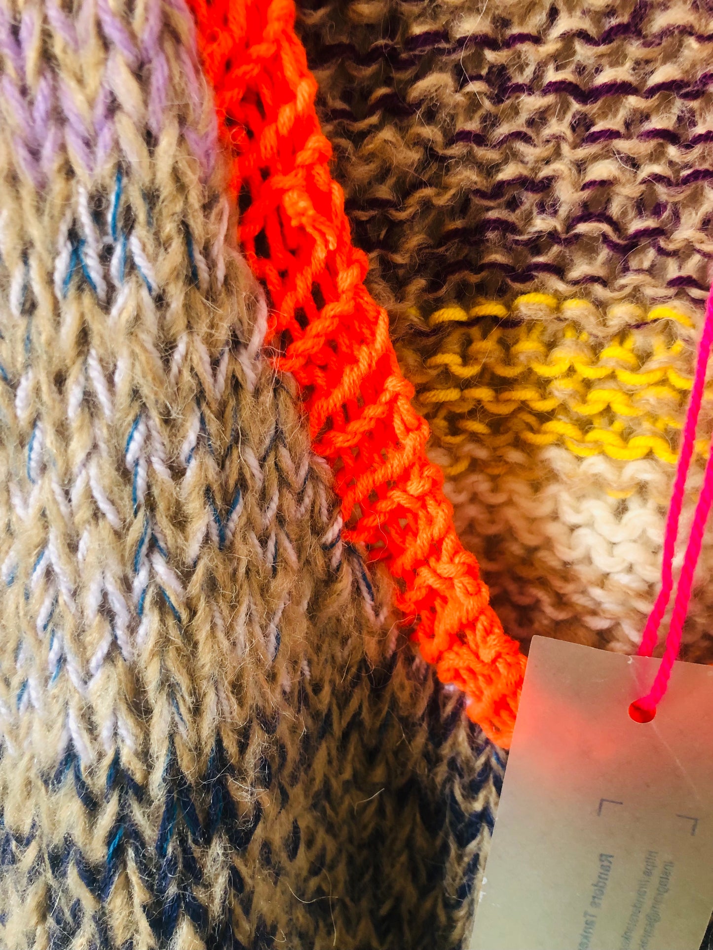 Hand-knitted sweater, slow fashion, fancy yarn, oneofakind, short sleeves, short length, 2272