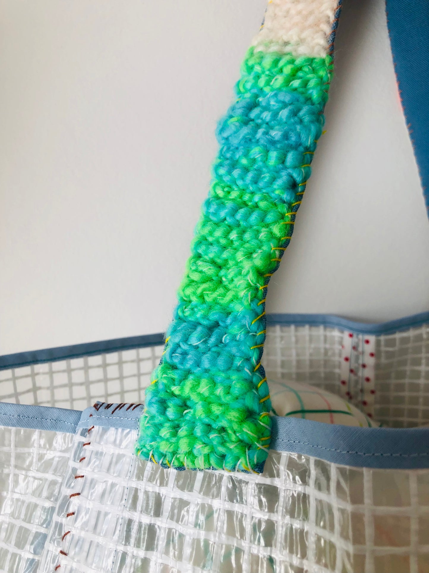 Bag Hand-sewn Fabric Tote Bag Slow Fashion Handmade 2269