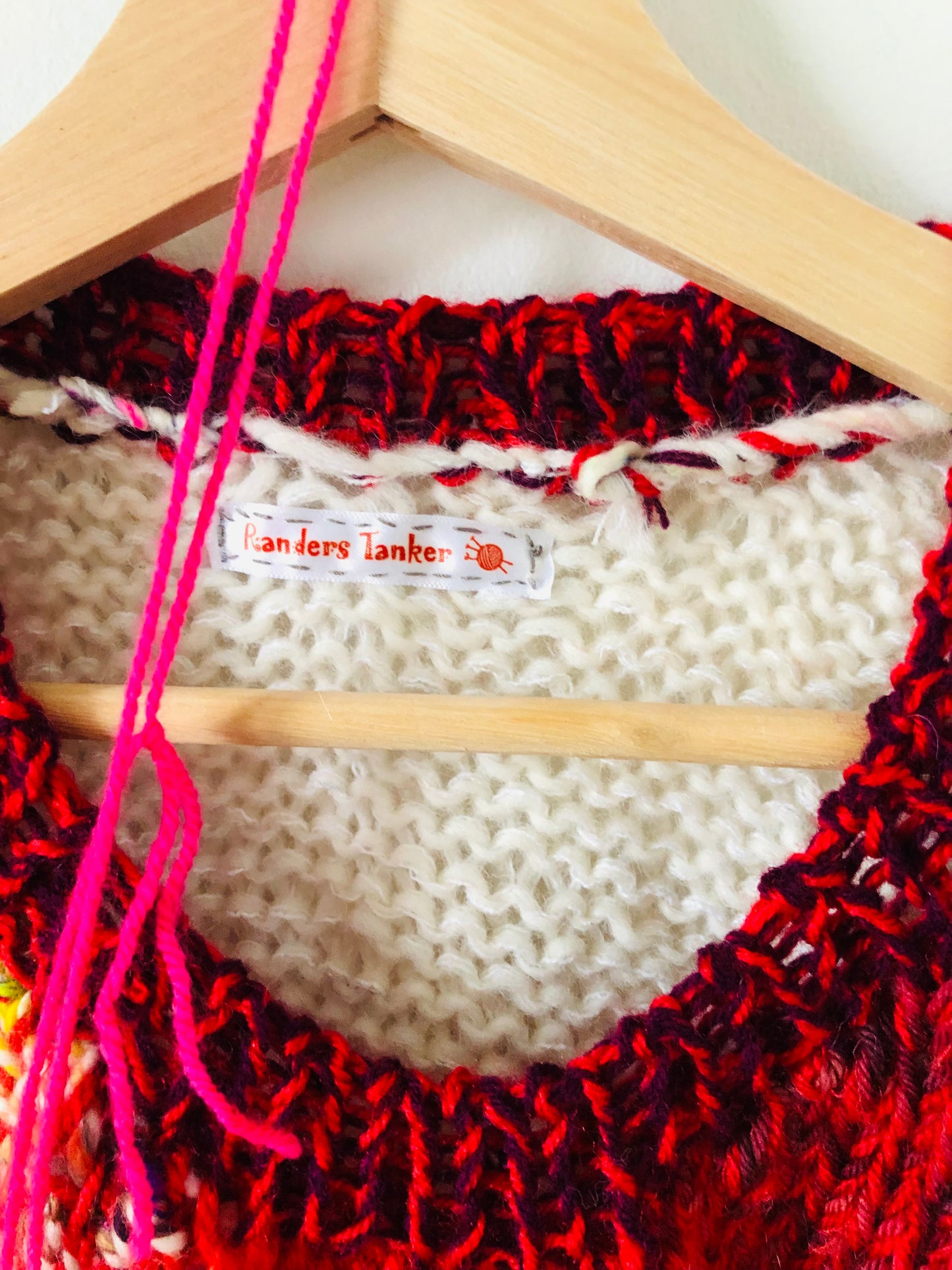 Hand-knitted sweater, slow fashion, fancy yarn, oneofakind, short sleeves, short length, 2273