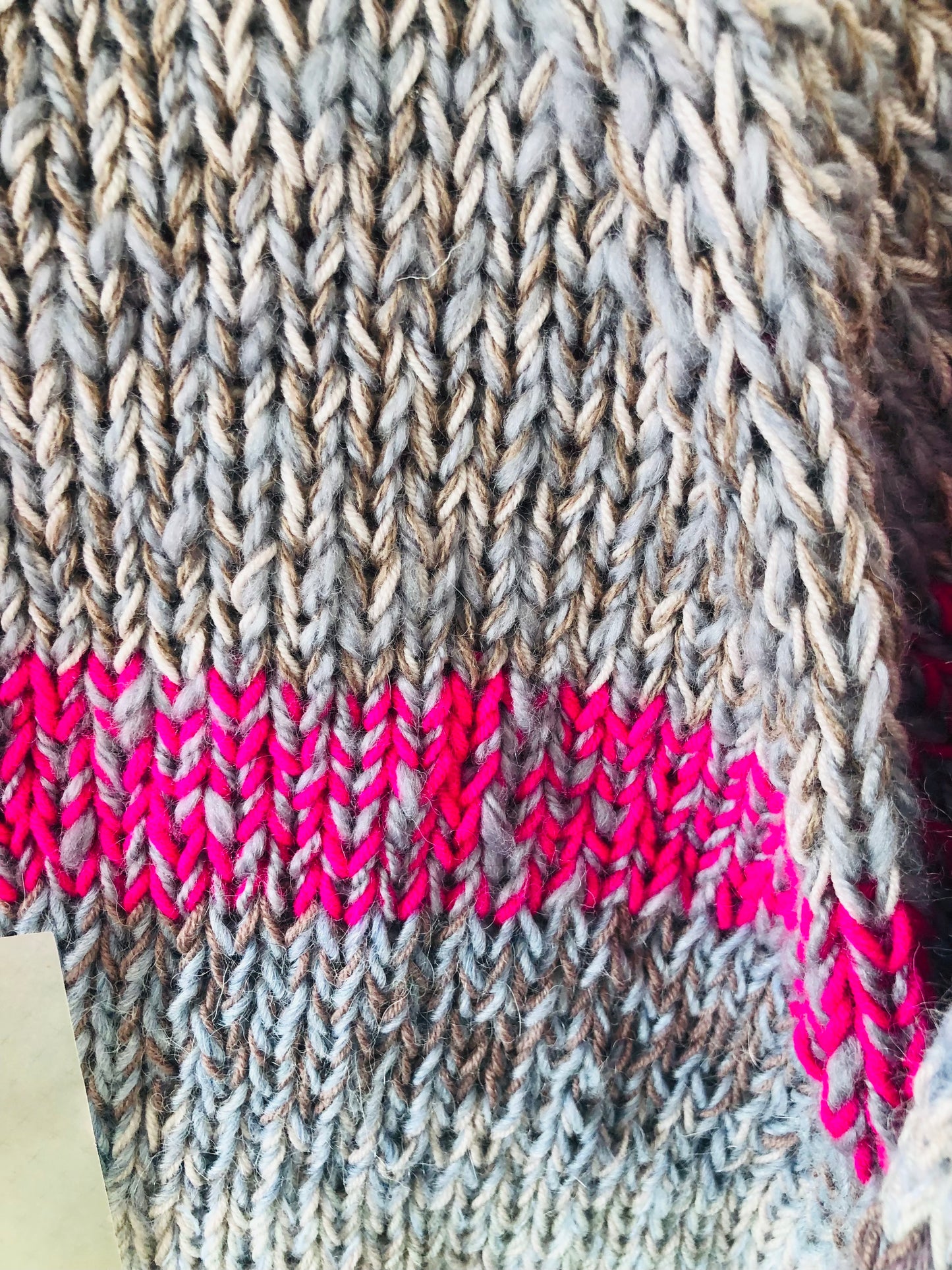 セーター　手編み　スローファッション　ファンシーヤーン　oneofakind  ショート丈　　2300