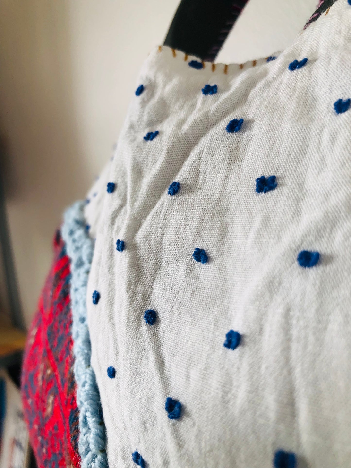 Bag Hand-sewn Fabric Tote Bag Slow Fashion Handmade 2297