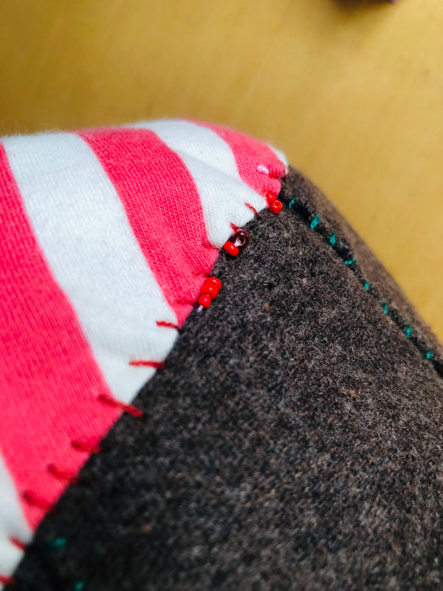 Bag 手縫いのバッグ　布製　トートバッグ　スローファッション　ハンドメイド　2296