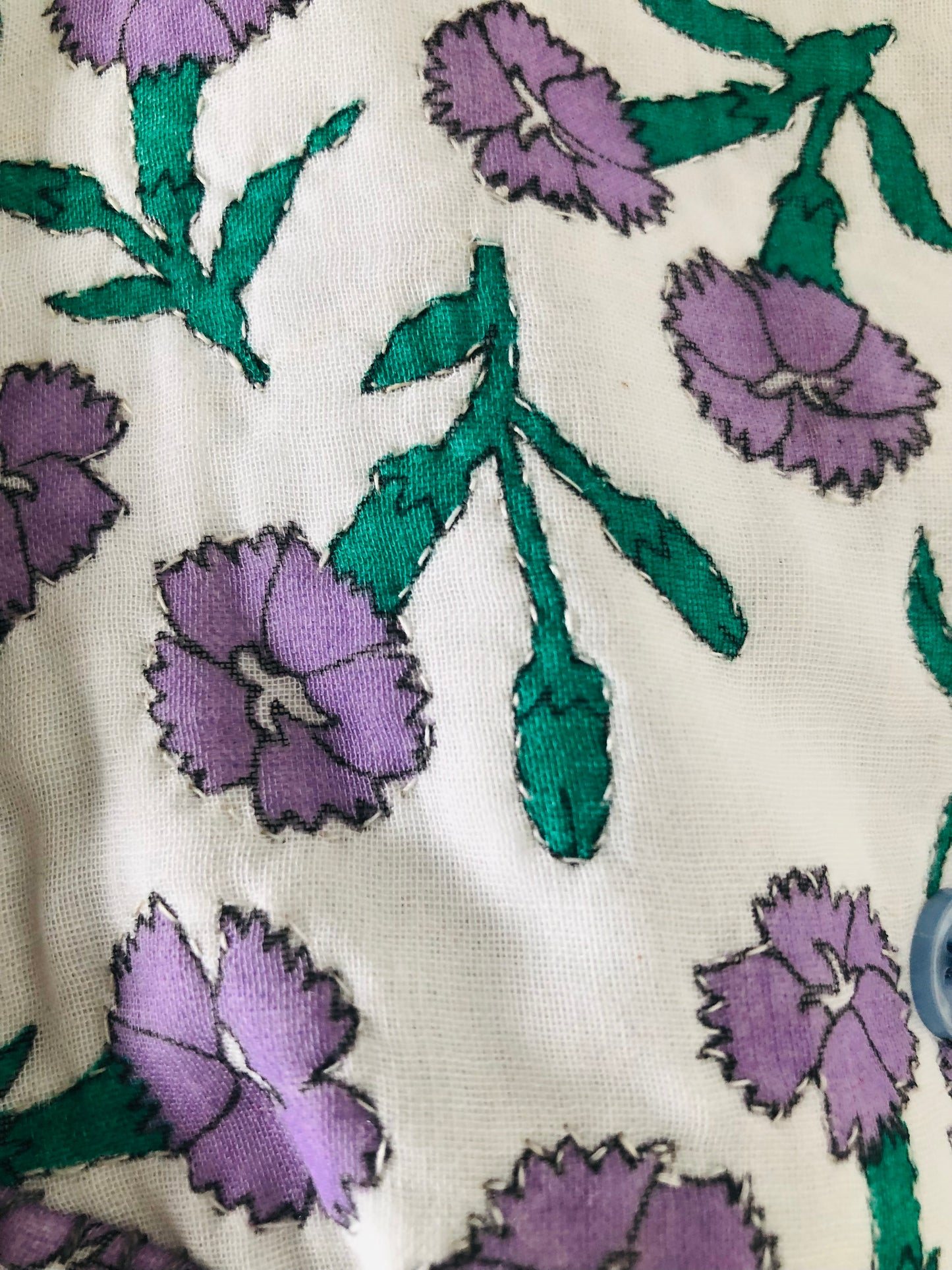 Hand-sewn fabric tote bag, slow fashion, handmade, 2299