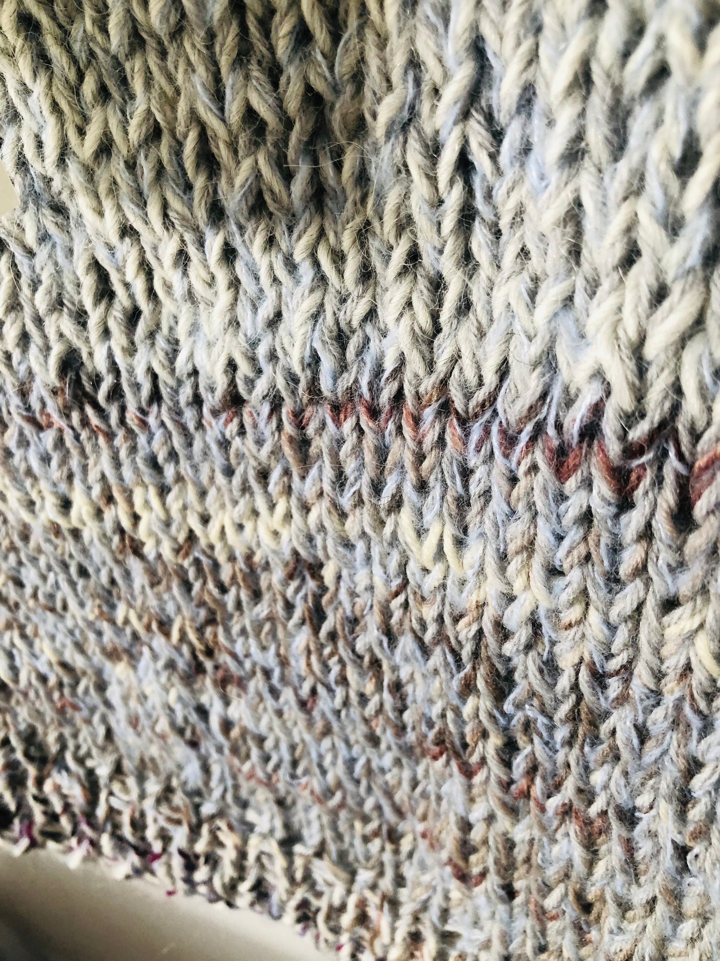 Hand-knitted sweater, slow fashion, fancy yarn, oneofakind, vest, poncho, 2301