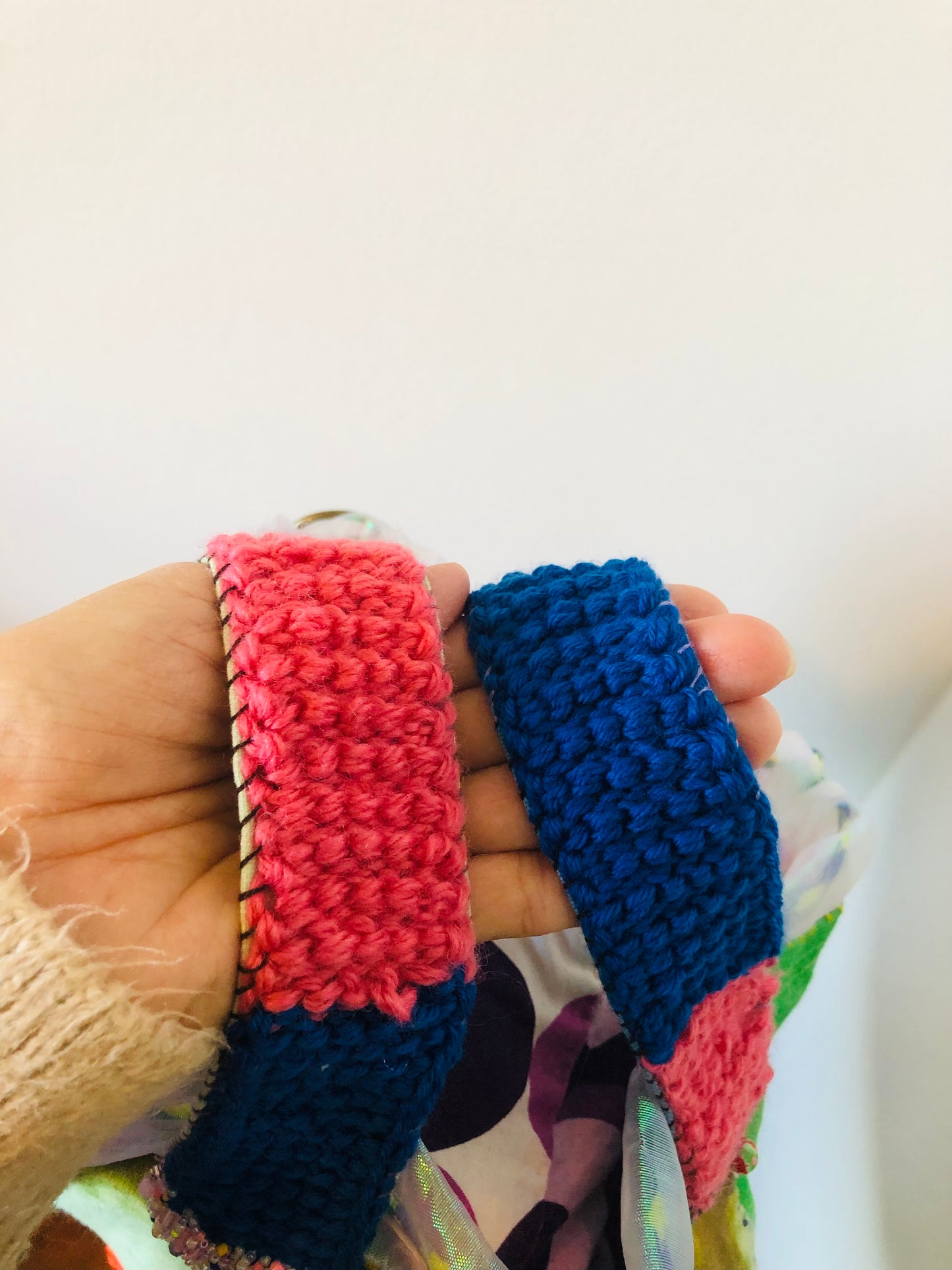 Bag 手縫いのバッグ　布製　巾着バッグ　スローファッション　ハンドメイド　2303