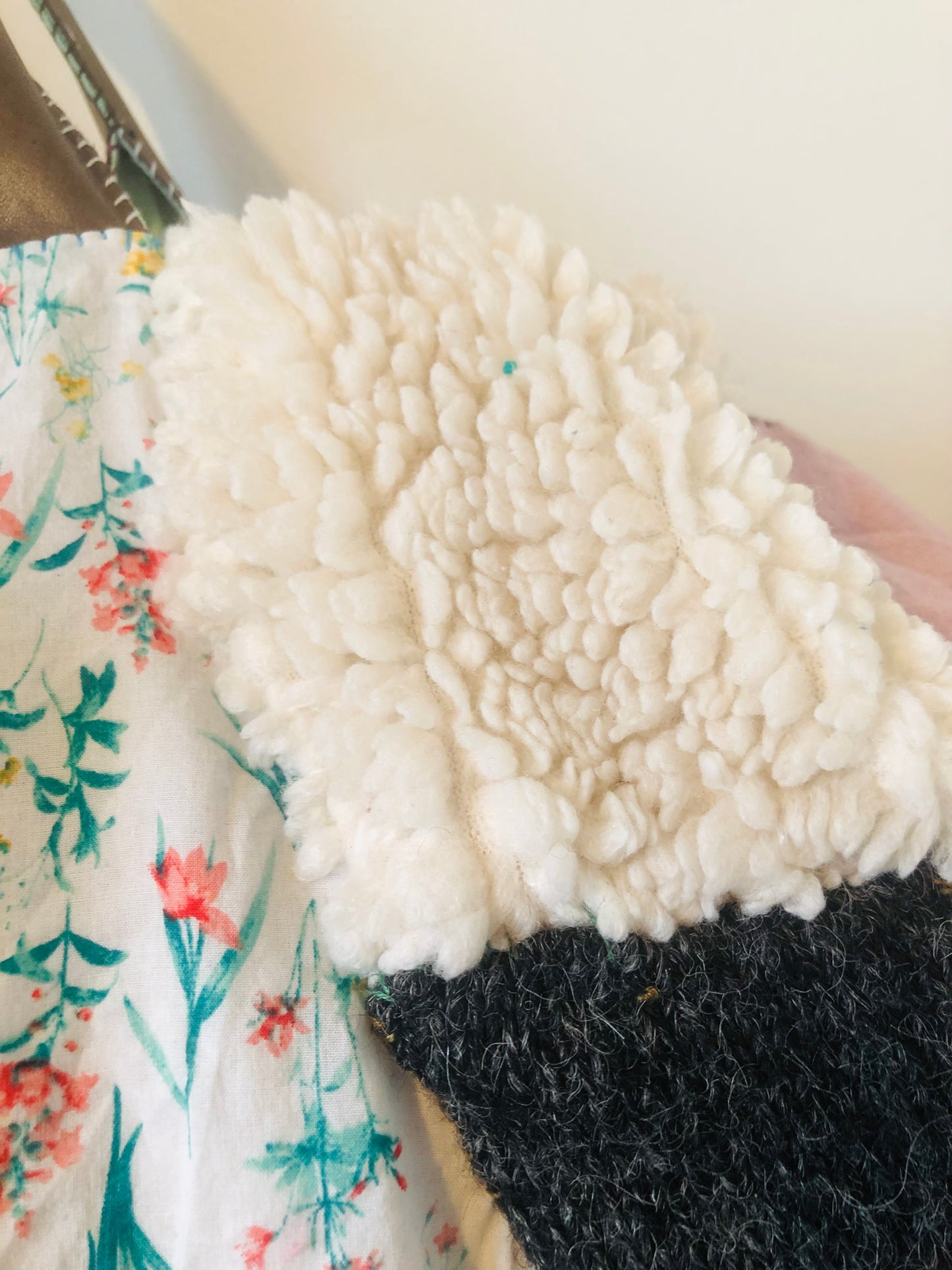 Bag Hand-sewn Fabric Tote Bag Slow Fashion Handmade 2312