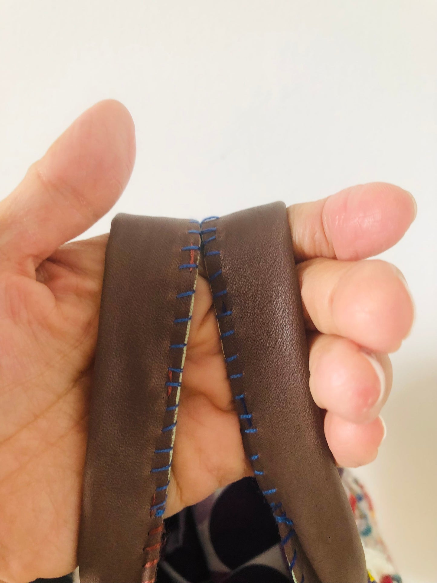 Bag Hand-sewn Yarn Tote Bag Slow Fashion Handmade 2311